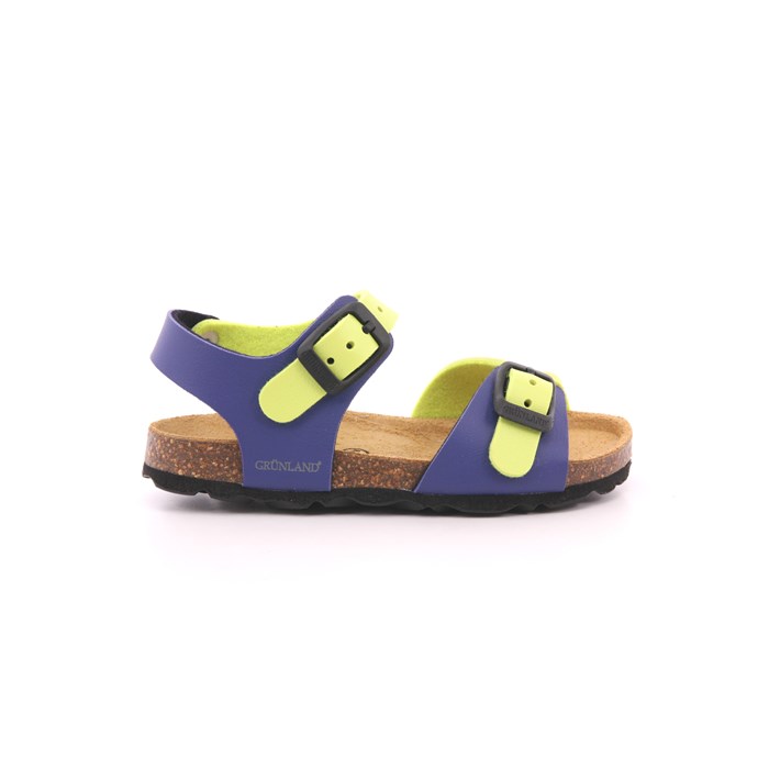 Sandalo Grunland Bambino Azzurro  Scarpe 665 - SB0027