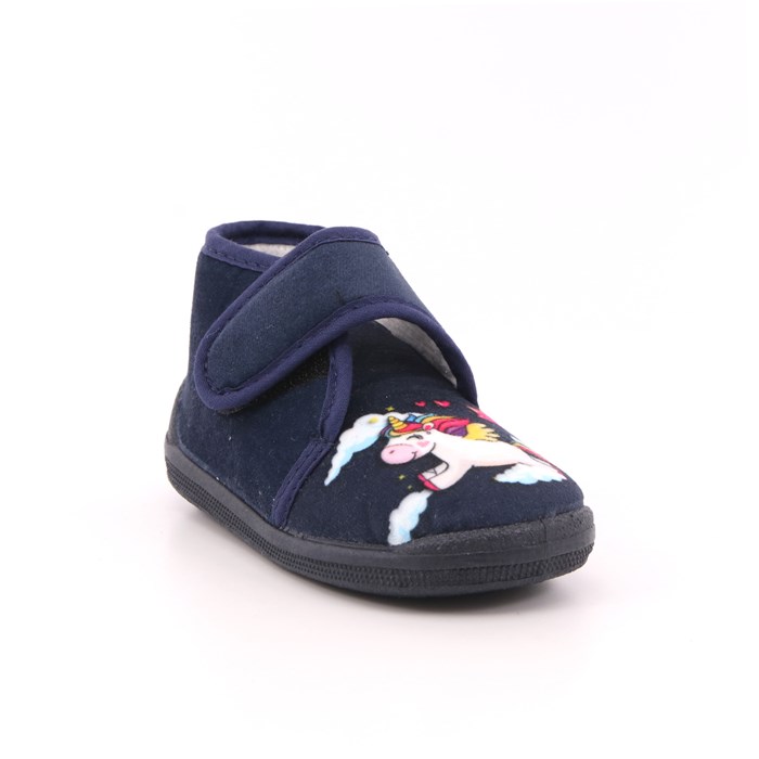 Pantofola Strappi Awa Bambino Blu  Scarpe 1 - 001