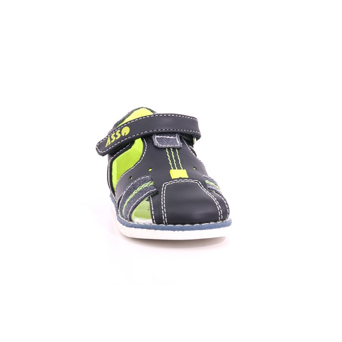 Sandalo Asso Bambino Azzurro  Scarpe 487 - AG13580A