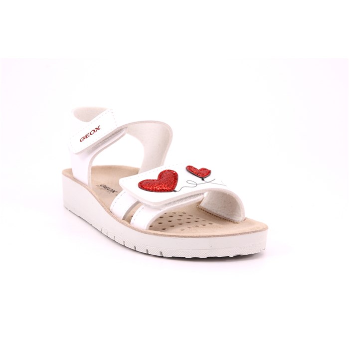 Sandalo Geox Bambina Bianco  Scarpe 495 - J35EAF