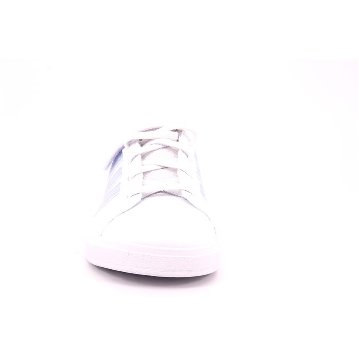 Scarpa Strappi + Elastico Adidas Bambina Bianco  Scarpe 1169 - IG4841