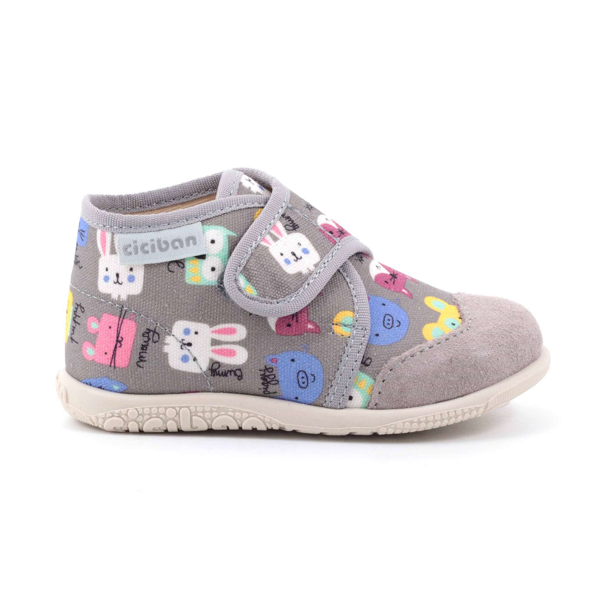 Pantofola Strappi Ciciban Unisex Grigio Pantofola Strappi Ciciban Unisex Grigio Scarpe 21 - 96450