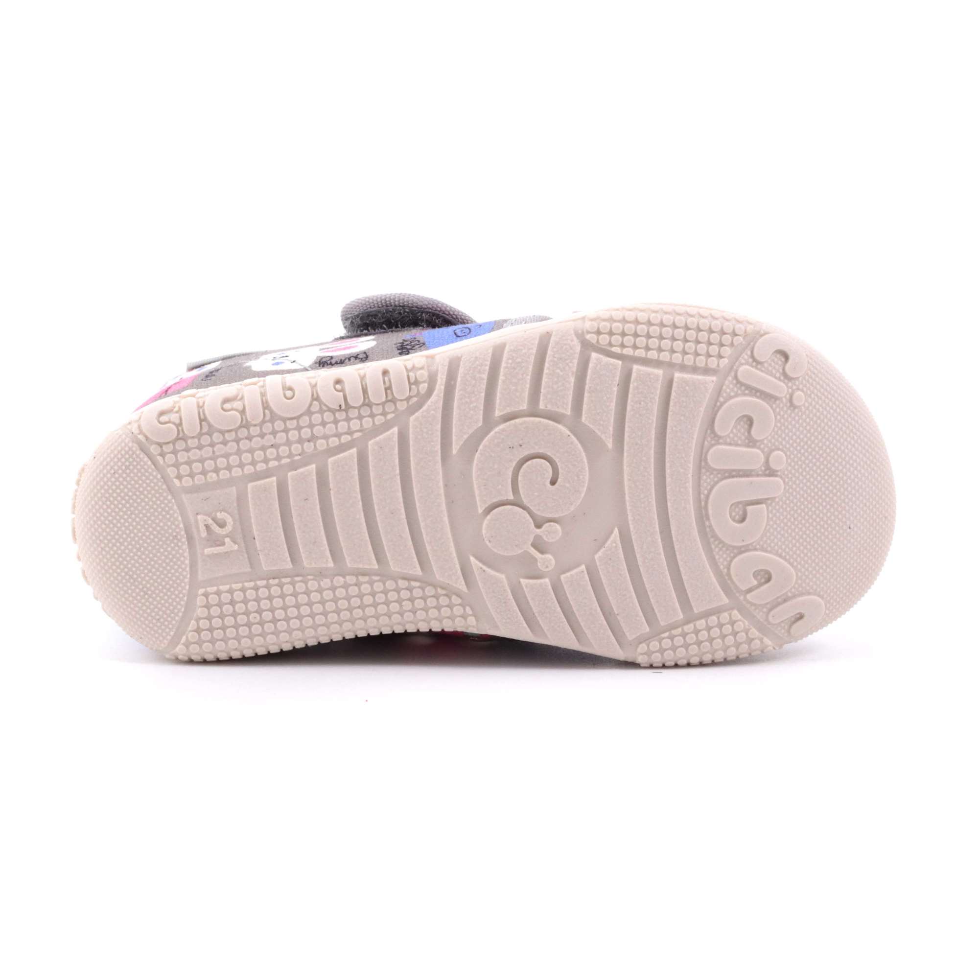 Pantofola Strappi Ciciban Unisex Grigio Pantofola Strappi Ciciban Unisex Grigio Scarpe 21 - 96450