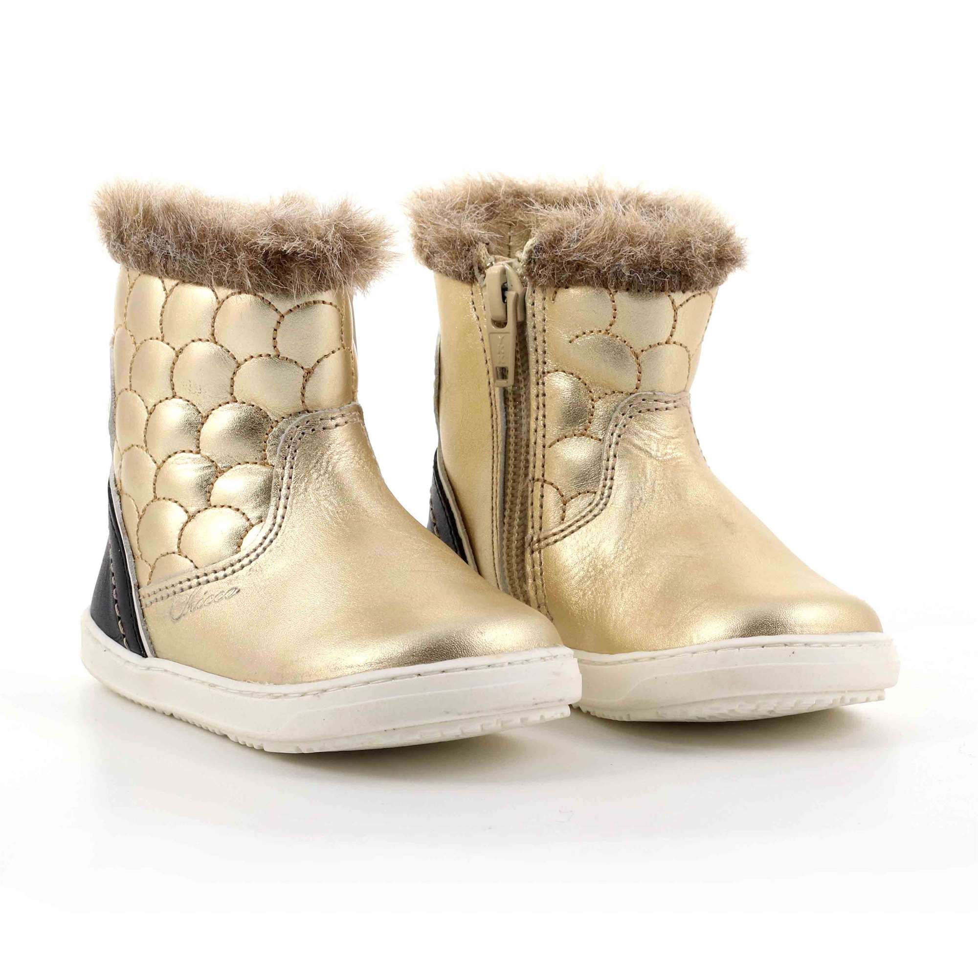 Stivaletto Chicco Bambina Oro Stivaletto Chicco Bambina Oro Scarpe 210 - 01056525 010