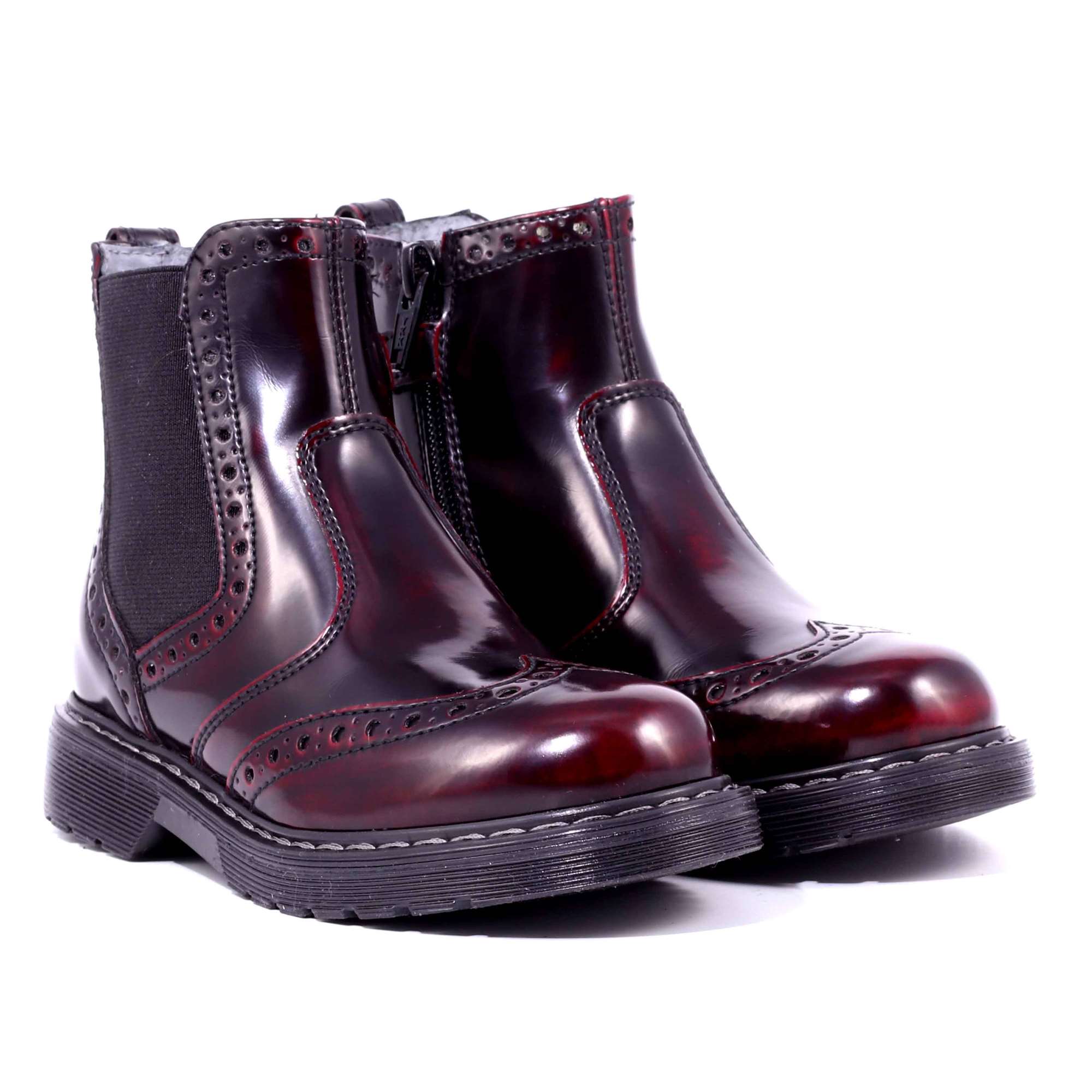 Stivaletto Nero Giardini Bambino Bordeaux Stivaletto Nero Giardini Bambino Bordeaux Scarpe 245 - A624042M 613