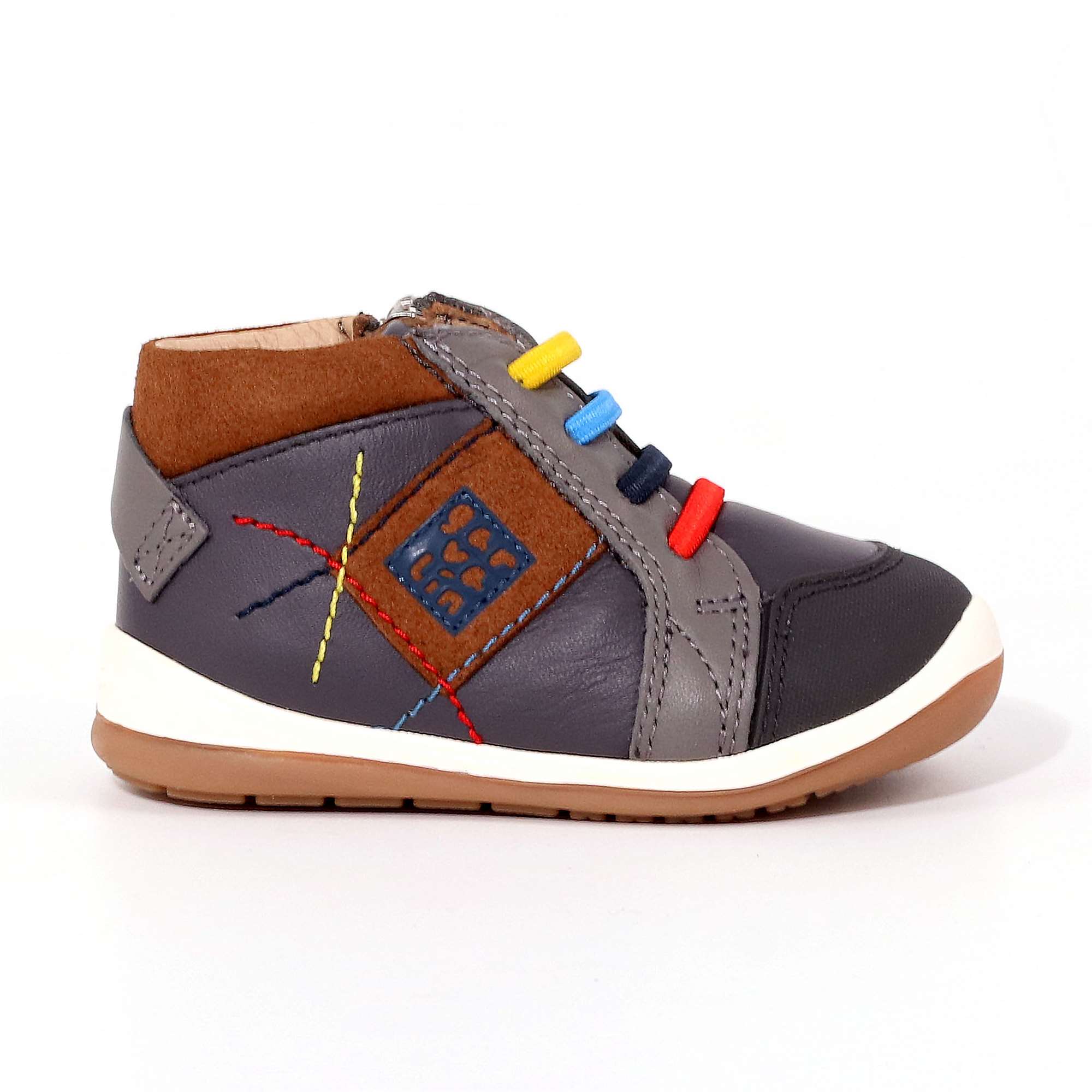 Scarpa Allacciata Garvalin Bambino Grigio Scarpa Allacciata Garvalin Bambino Grigio Scarpe 16 - 161326