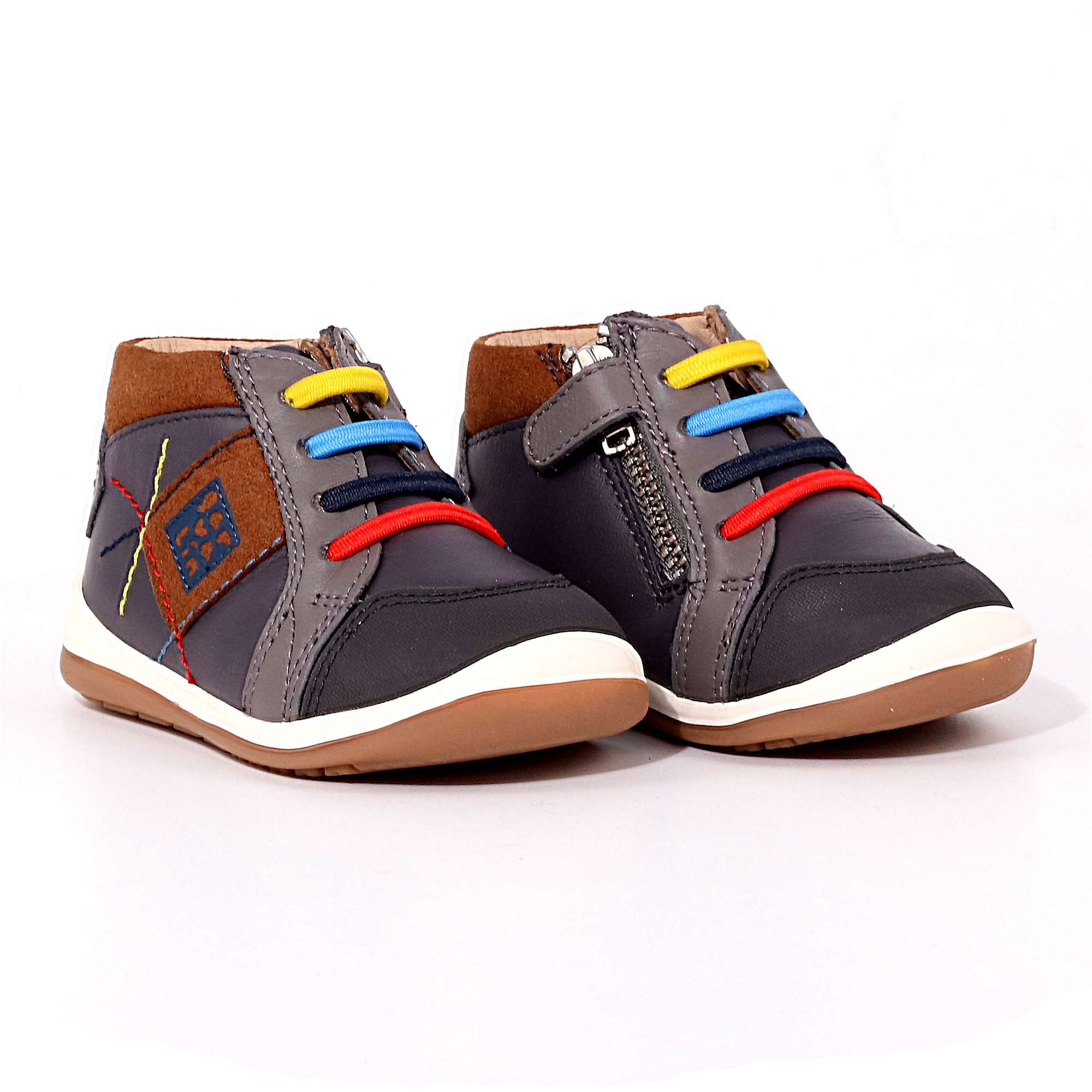 Scarpa Allacciata Garvalin Bambino Grigio Scarpa Allacciata Garvalin Bambino Grigio Scarpe 16 - 161326