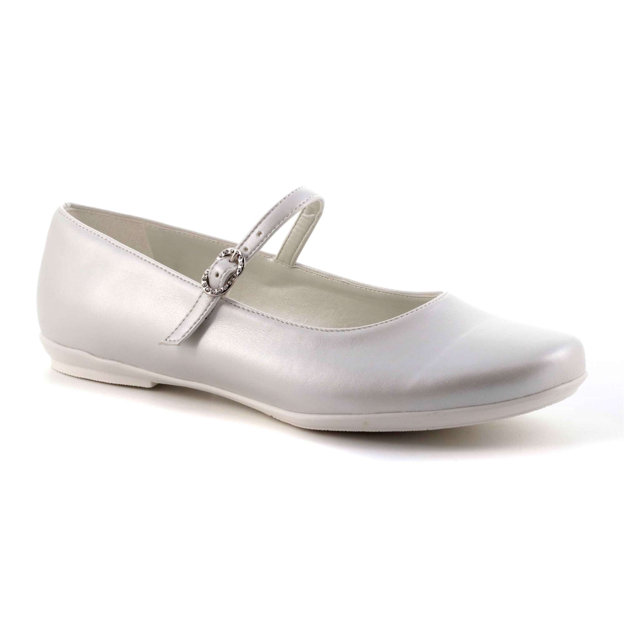 Ballerina Cerimonia Violetta Bambina Bianco Ballerina Cerimonia Violetta Bambina Bianco Scarpe 15 - 949