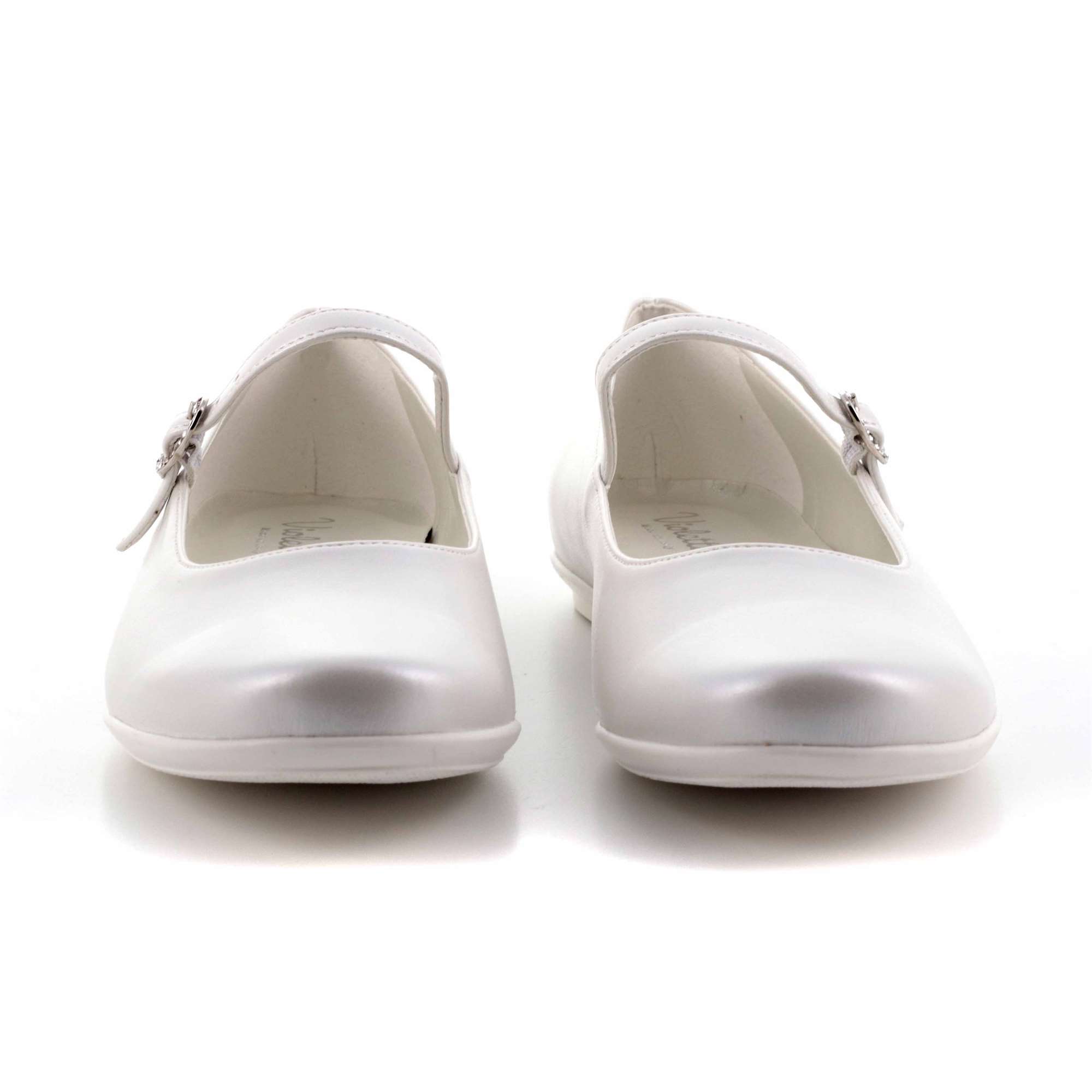 Ballerina Cerimonia Violetta Bambina Bianco Ballerina Cerimonia Violetta Bambina Bianco Scarpe 15 - 949