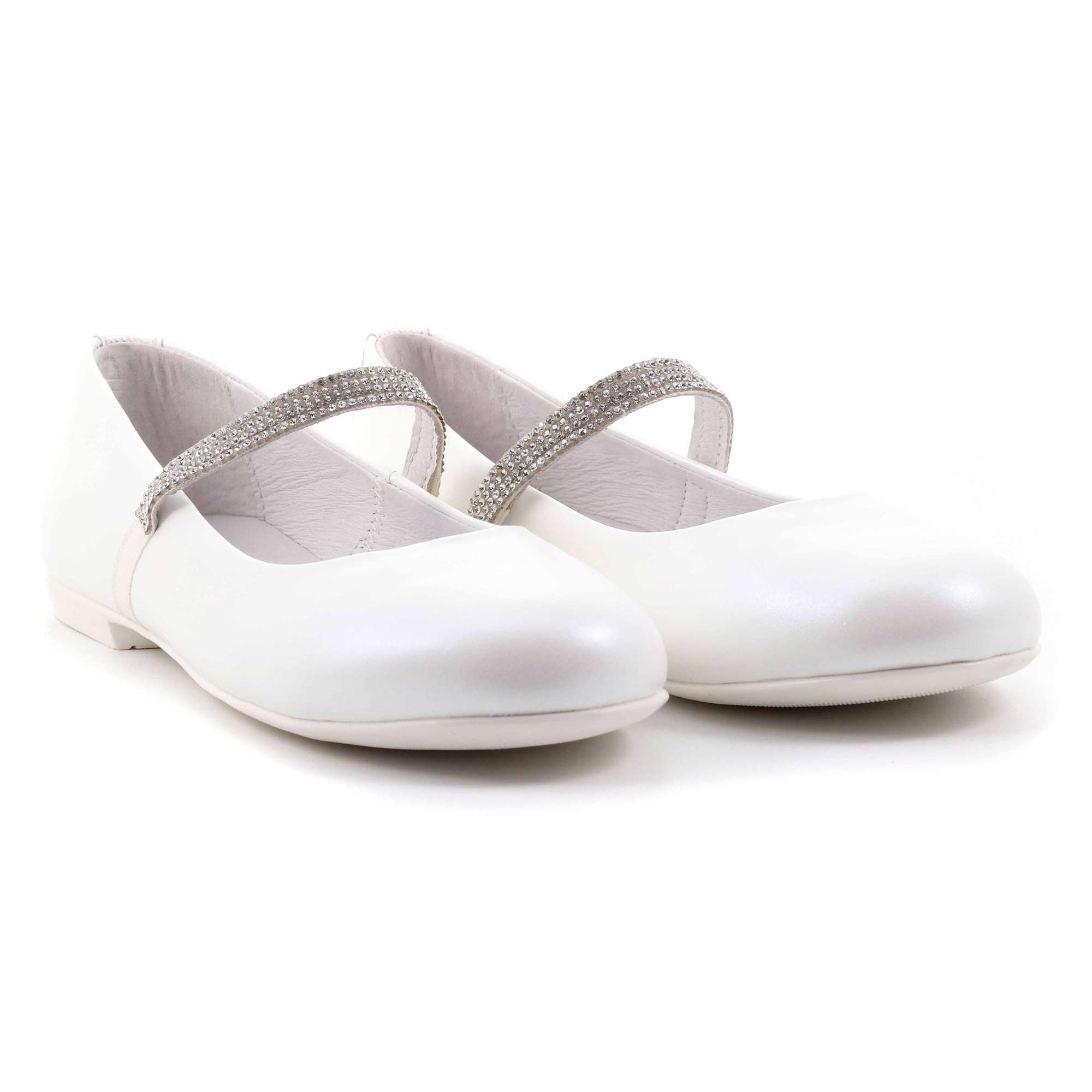 Ballerina Cerimonia Mazzarino Bambina Bianco Ballerina Cerimonia Mazzarino Bambina Bianco Scarpe 3 - 30022K-1