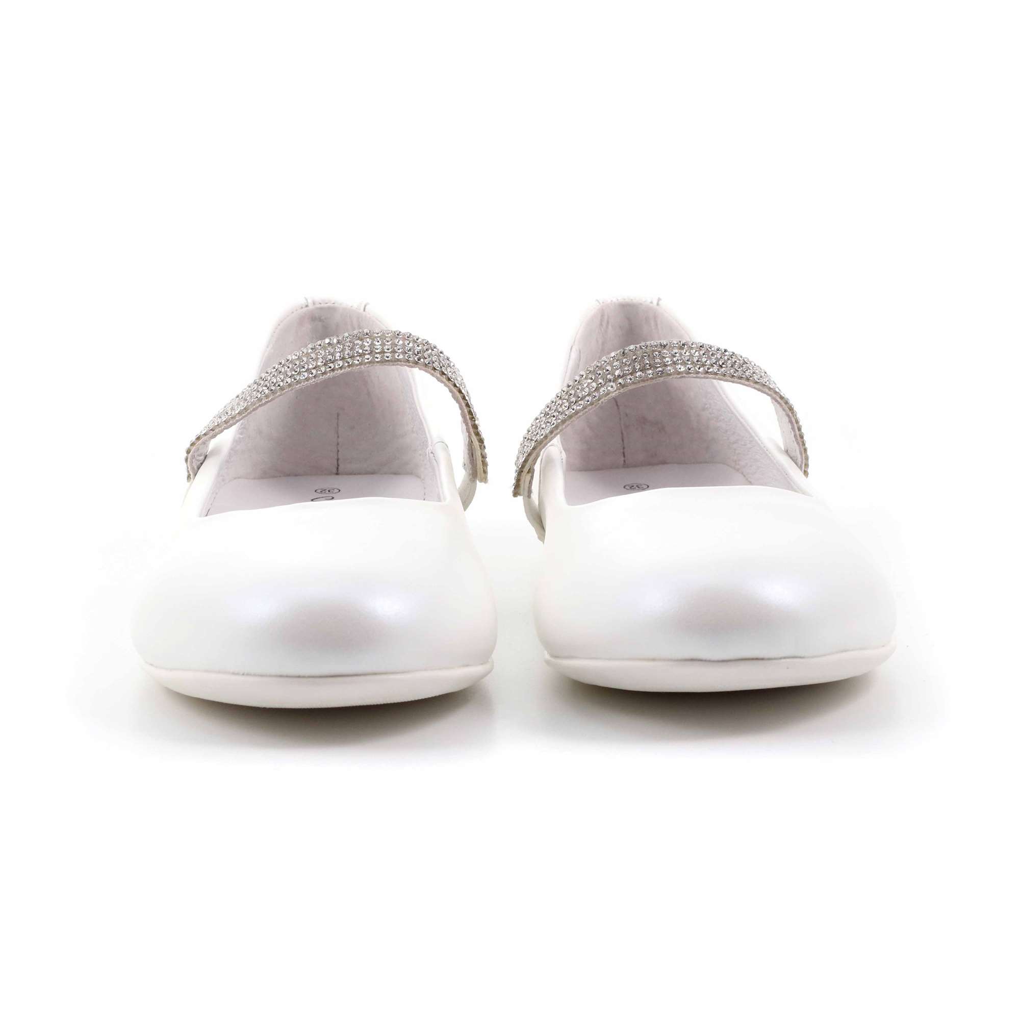 Ballerina Cerimonia Mazzarino Bambina Bianco Ballerina Cerimonia Mazzarino Bambina Bianco Scarpe 3 - 30022K-1