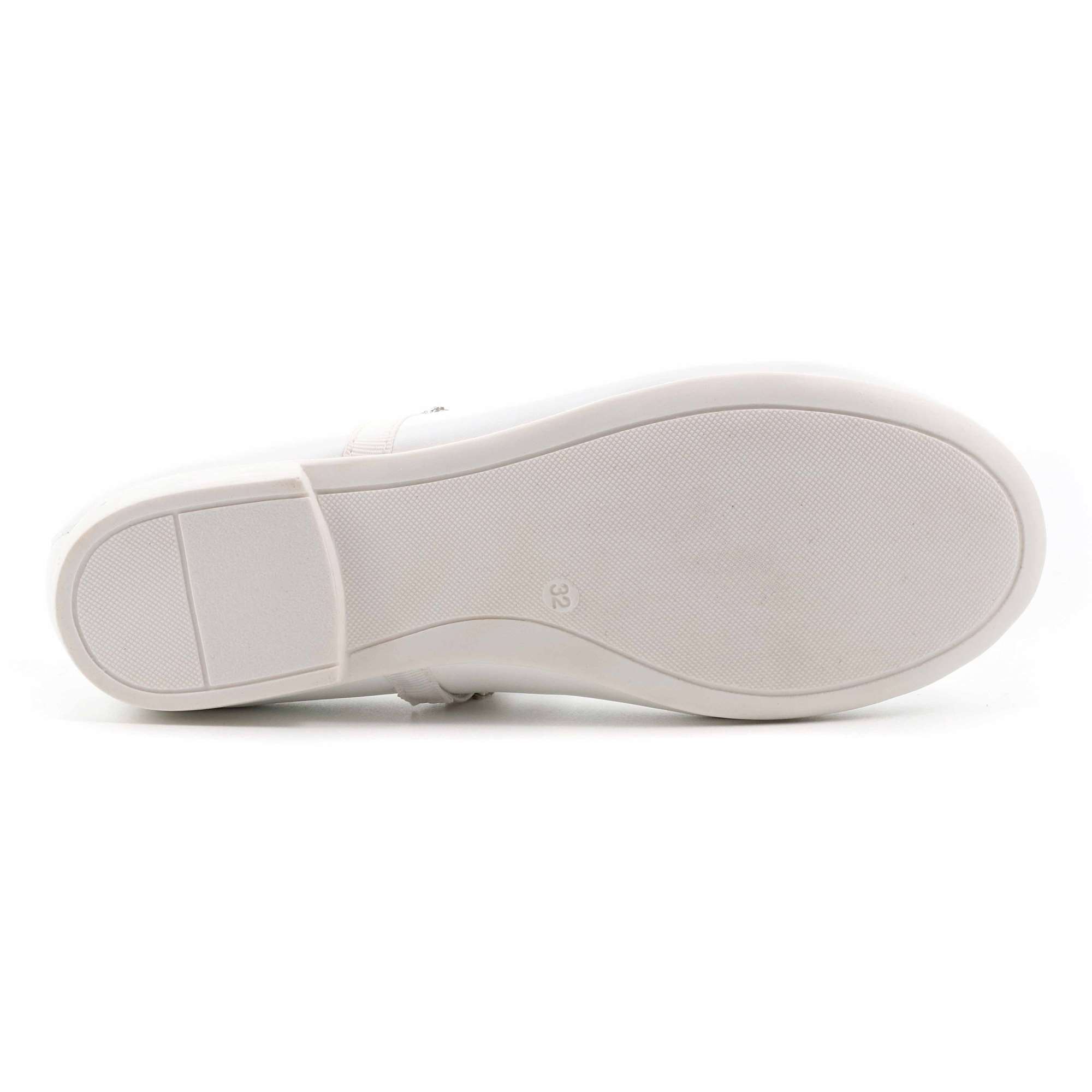 Ballerina Cerimonia Mazzarino Bambina Bianco Ballerina Cerimonia Mazzarino Bambina Bianco Scarpe 3 - 30022K-1