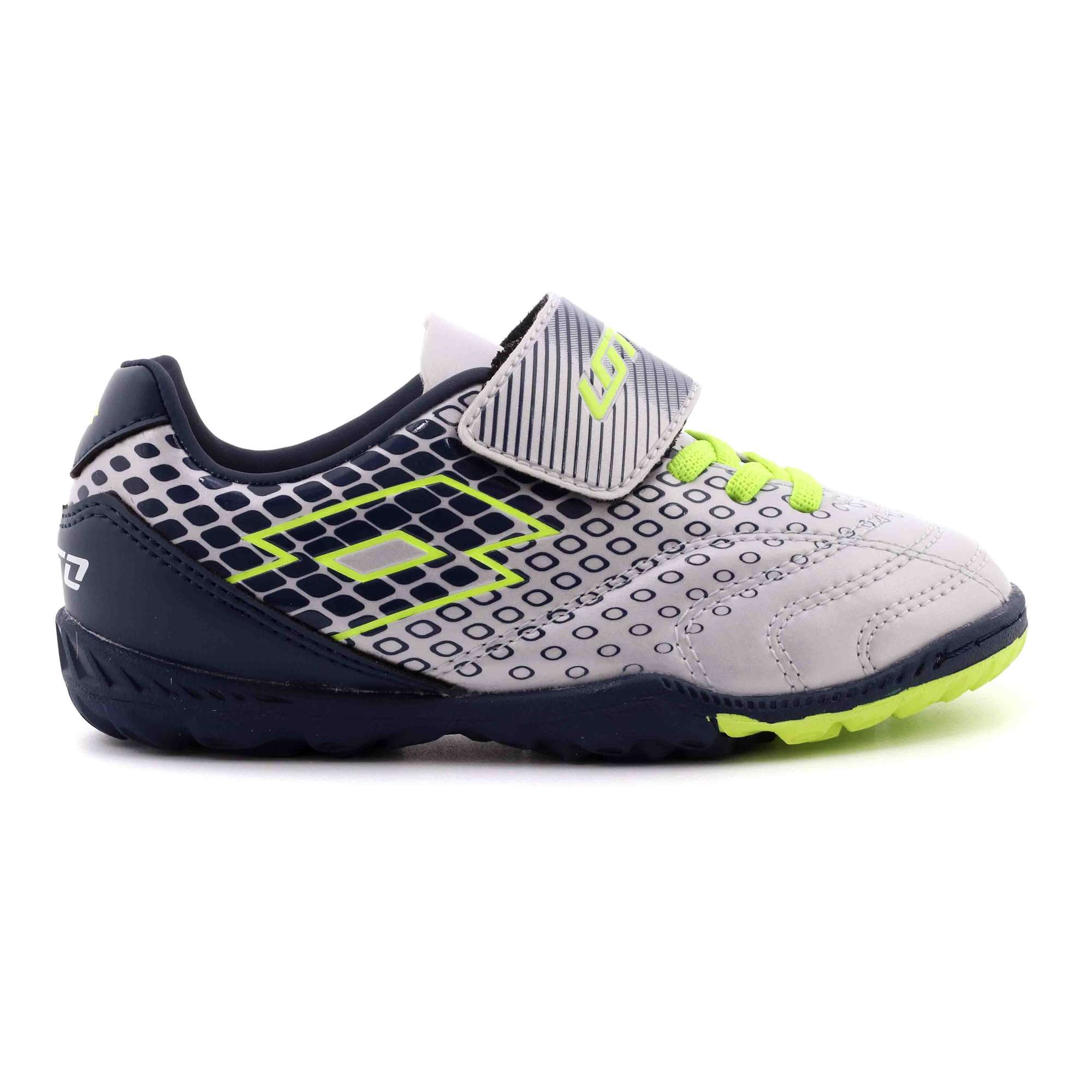 Scarpa Calcetto Lotto Bambino Argento Scarpa Calcetto Lotto Bambino Argento Scarpe 20 - S9695