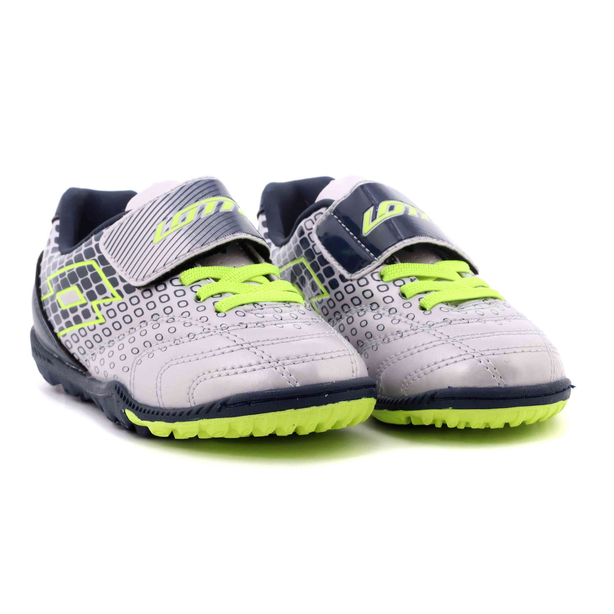 Scarpa Calcetto Lotto Bambino Argento Scarpa Calcetto Lotto Bambino Argento Scarpe 20 - S9695