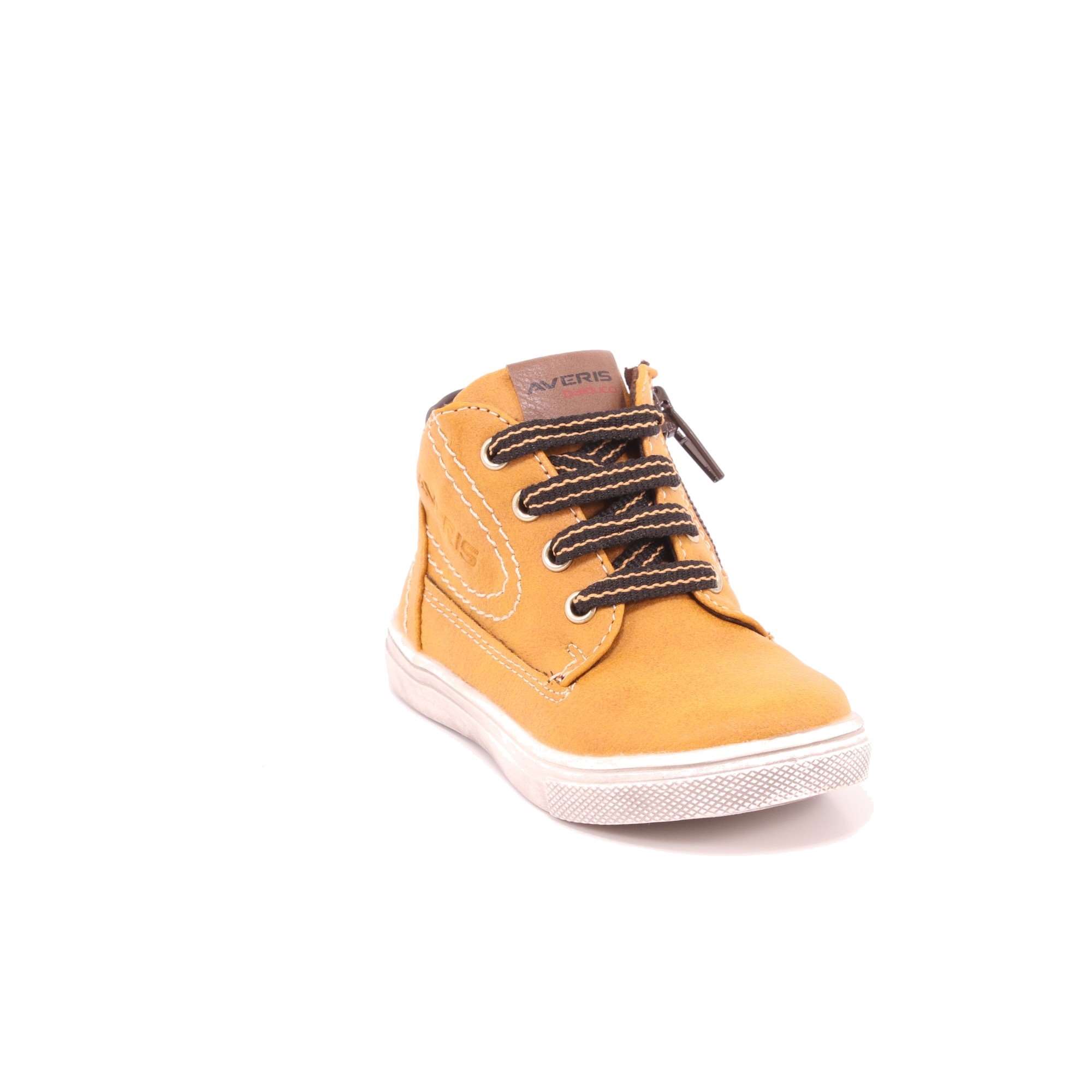 Scarpa Allacciata Averis Bambino Giallo Ocra Scarpa Allacciata Averis Bambino Giallo Ocra Scarpe 4 - AVER180A