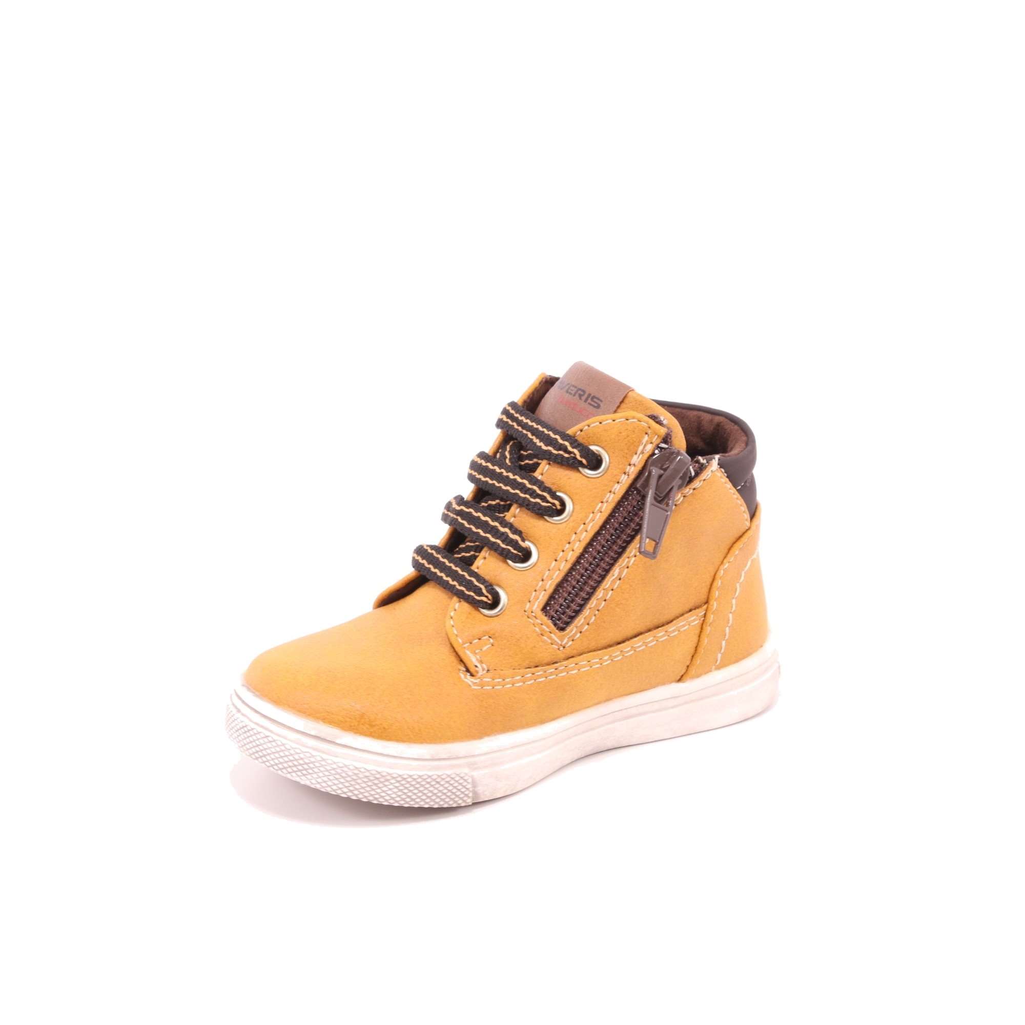 Scarpa Allacciata Averis Bambino Giallo Ocra Scarpa Allacciata Averis Bambino Giallo Ocra Scarpe 4 - AVER180A