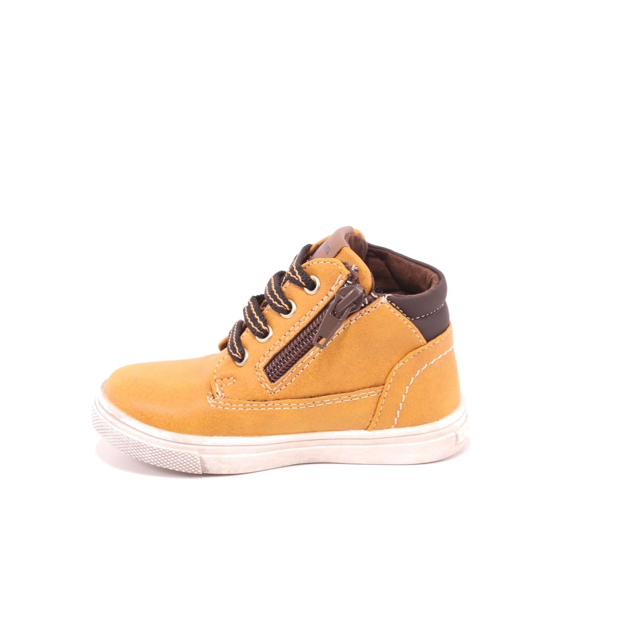 Scarpa Allacciata Averis Bambino Giallo Ocra Scarpa Allacciata Averis Bambino Giallo Ocra Scarpe 4 - AVER180A