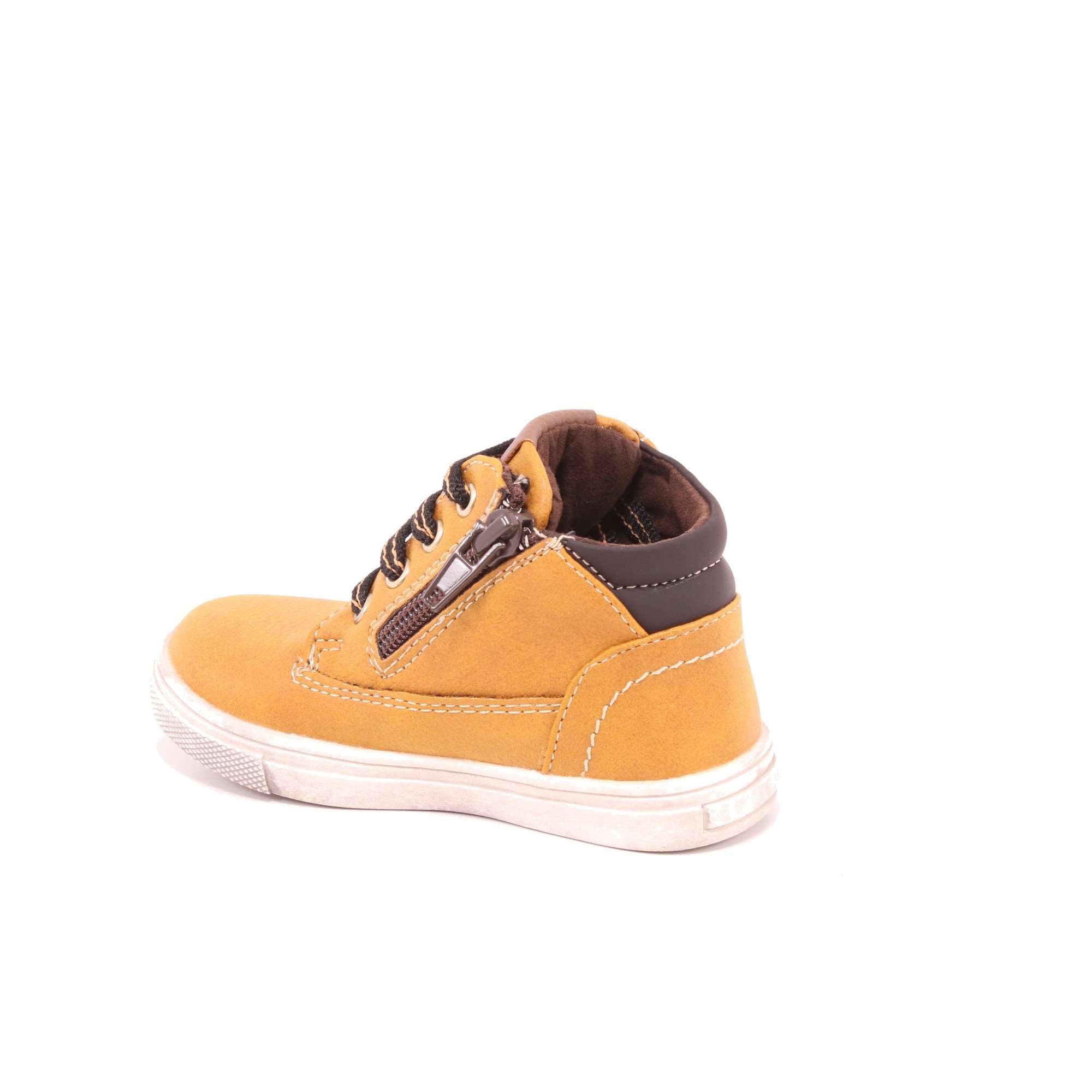 Scarpa Allacciata Averis Bambino Giallo Ocra Scarpa Allacciata Averis Bambino Giallo Ocra Scarpe 4 - AVER180A