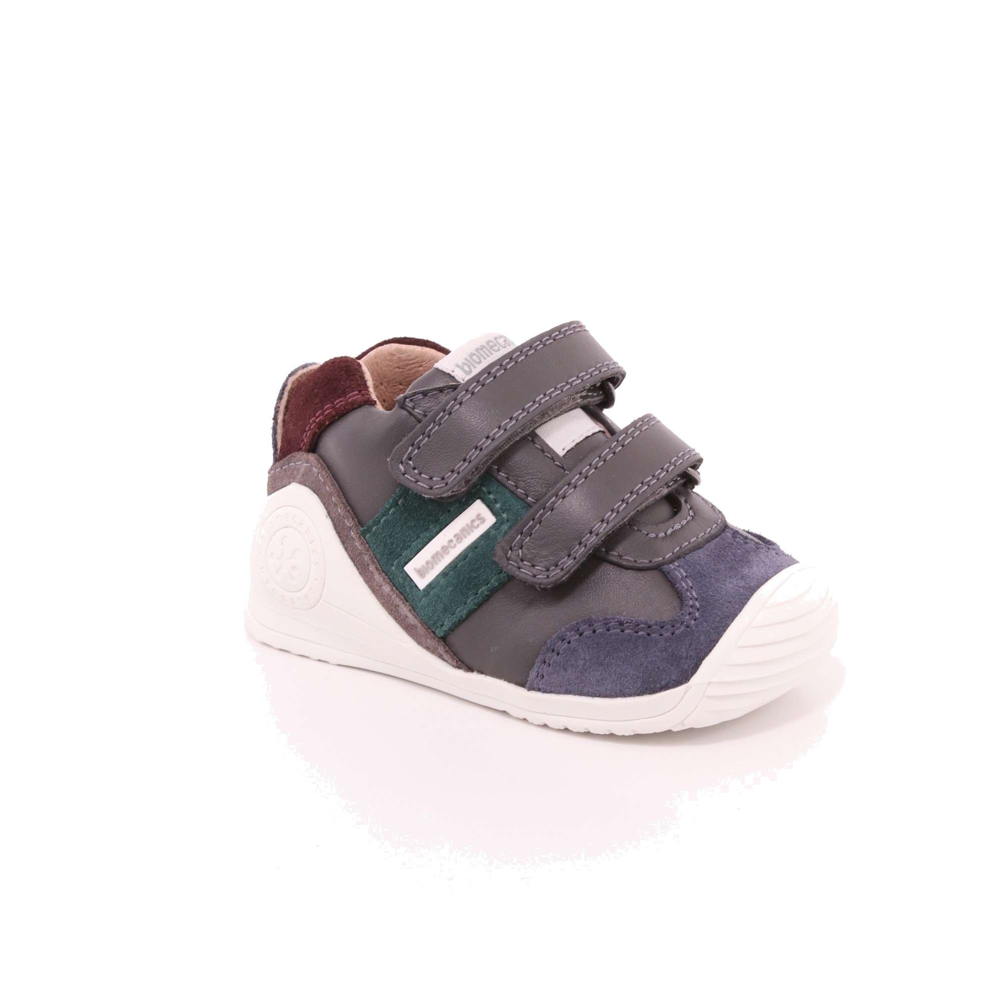 Scarpa Strappi Biomecanics Bambino Grigio Scarpa Strappi Biomecanics Bambino Grigio Scarpe 25 - 171151