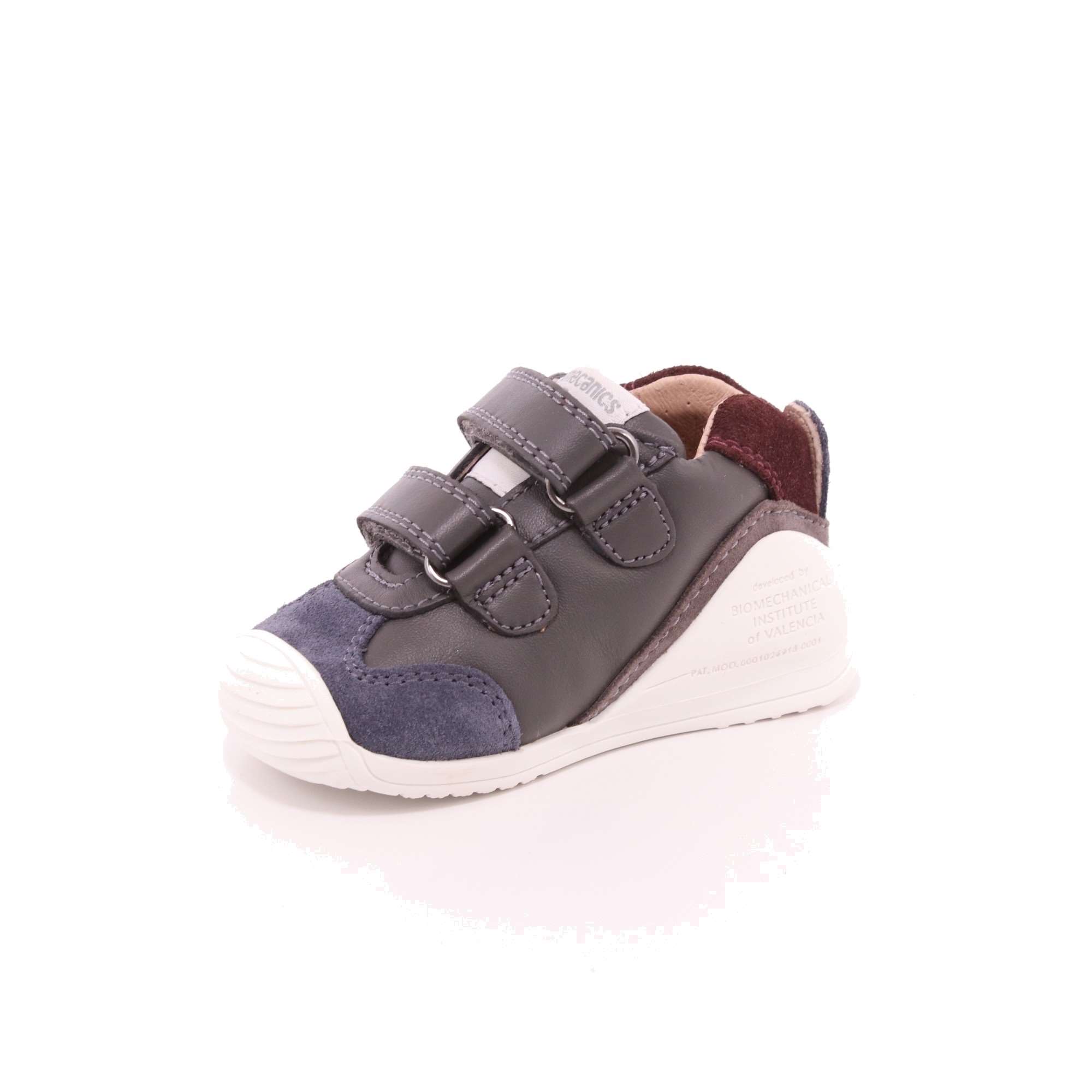 Scarpa Strappi Biomecanics Bambino Grigio Scarpa Strappi Biomecanics Bambino Grigio Scarpe 25 - 171151