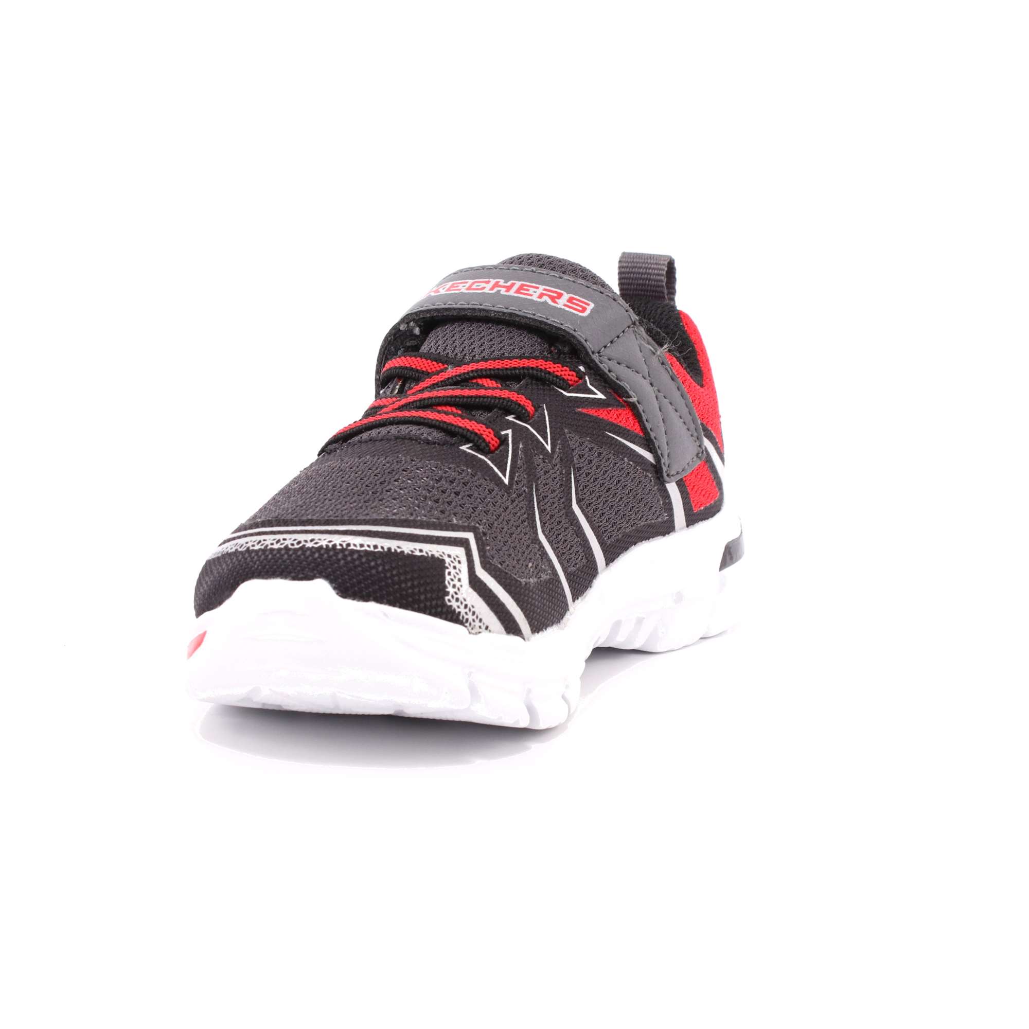 Scarpa Strappi + Elastico Skechers Bambino Nero Scarpa Strappi + Elastico Skechers Bambino Nero Scarpe 17 - 9538N