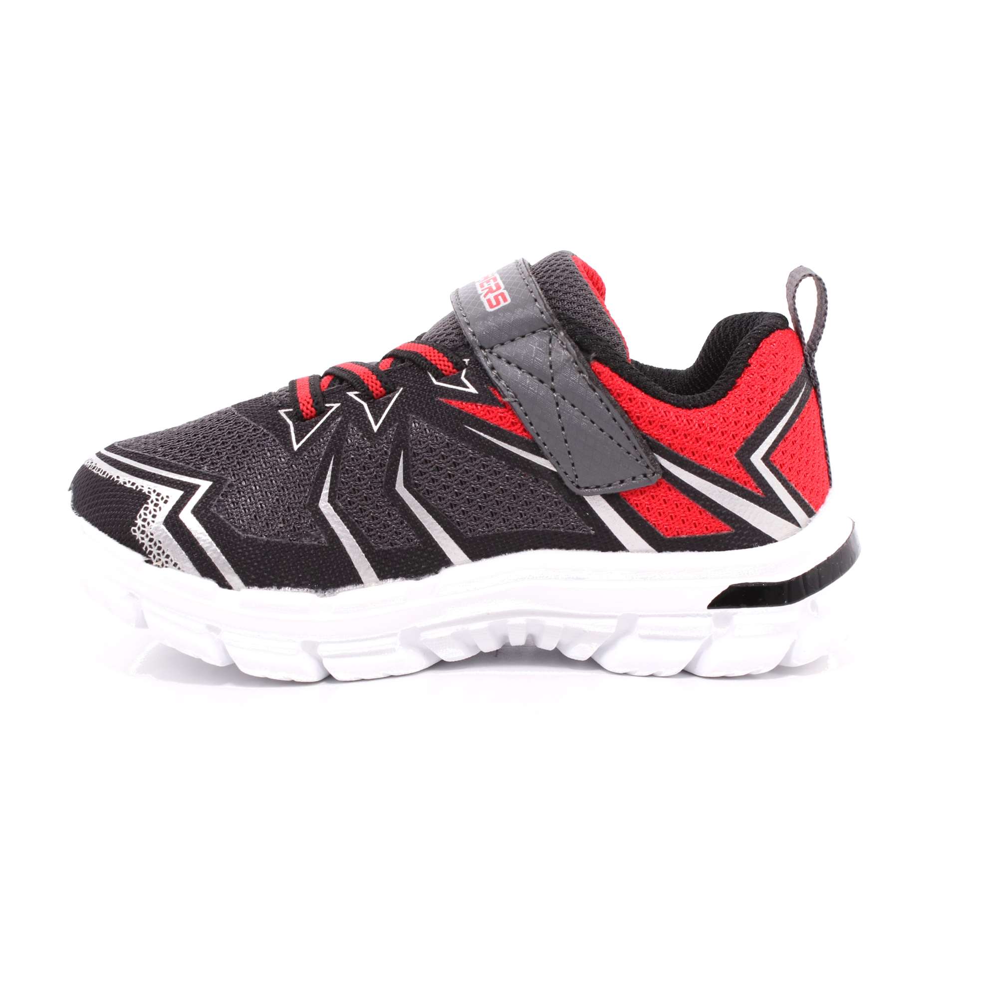 Scarpa Strappi + Elastico Skechers Bambino Nero Scarpa Strappi + Elastico Skechers Bambino Nero Scarpe 17 - 9538N