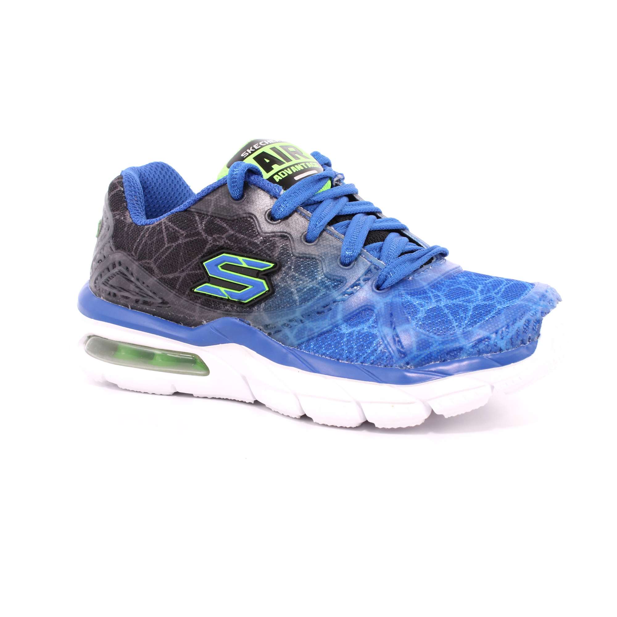 Scarpa Allacciata Skechers Bambino Azzurro Scarpa Allacciata Skechers Bambino Azzurro Scarpe 19 - 97465L
