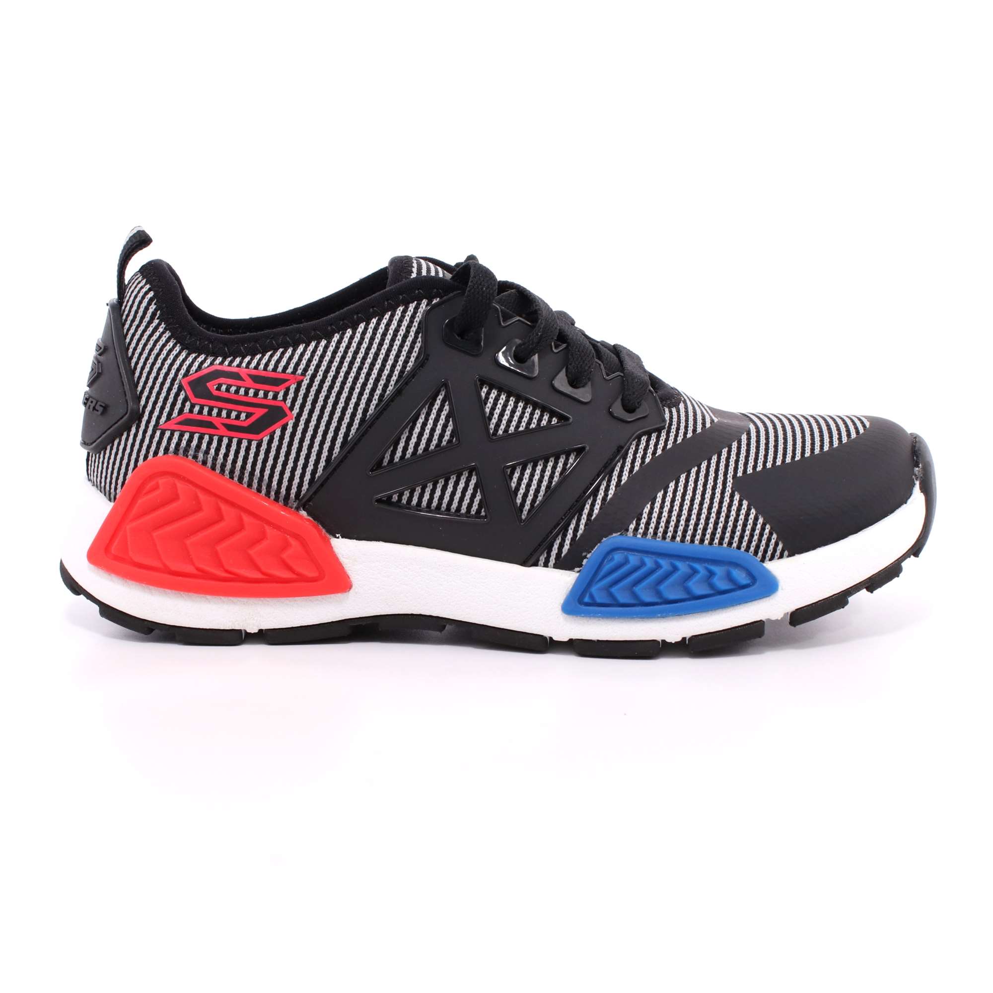Scarpa Allacciata Skechers Bambino Nero Scarpa Allacciata Skechers Bambino Nero Scarpe 21 - 97671L