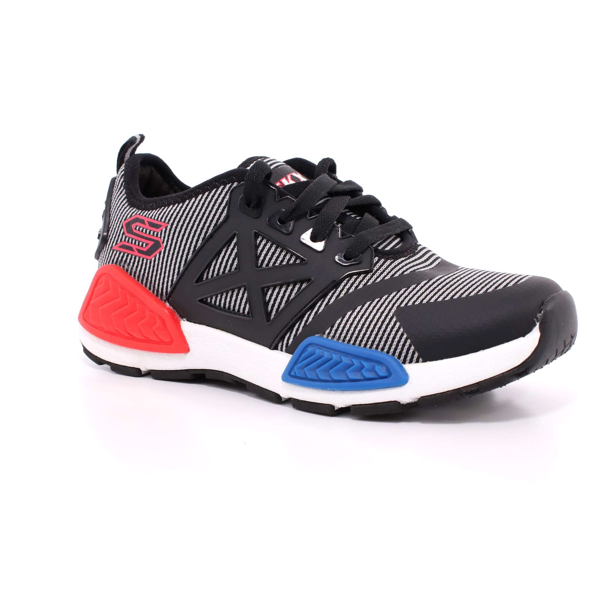 Scarpa Allacciata Skechers Bambino Nero Scarpa Allacciata Skechers Bambino Nero Scarpe 21 - 97671L