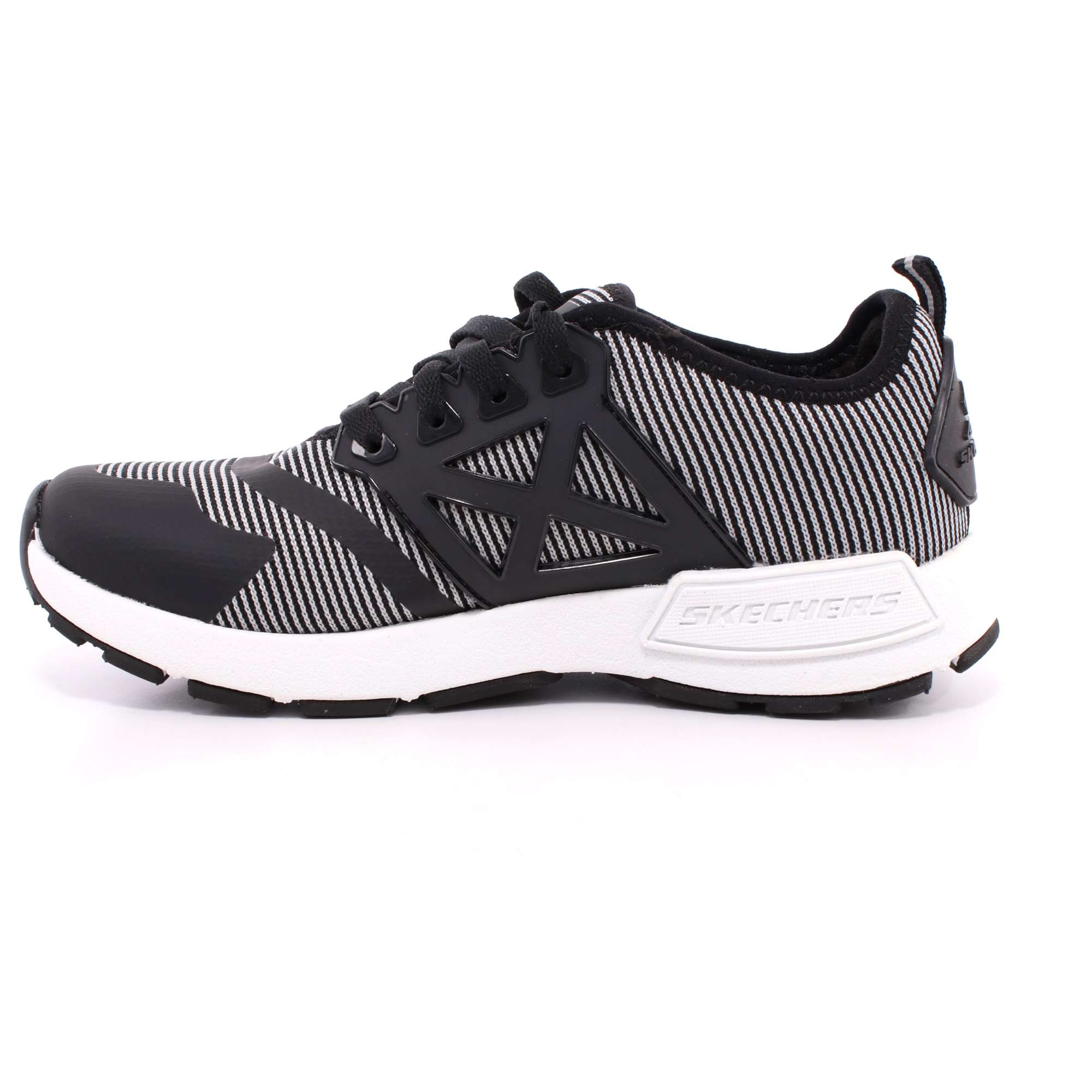 Scarpa Allacciata Skechers Bambino Nero Scarpa Allacciata Skechers Bambino Nero Scarpe 21 - 97671L