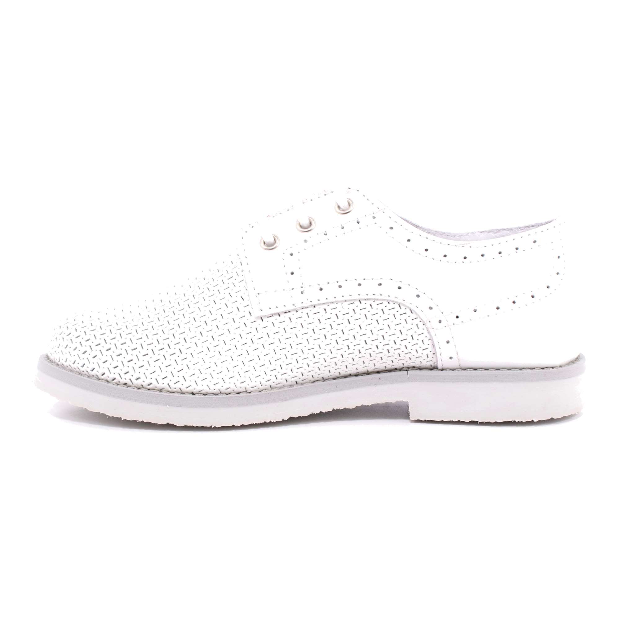 Scarpa Allacciata Sa.ba. Bambino Bianco Scarpa Allacciata Sa.ba. Bambino Bianco Scarpe 3 - 400
