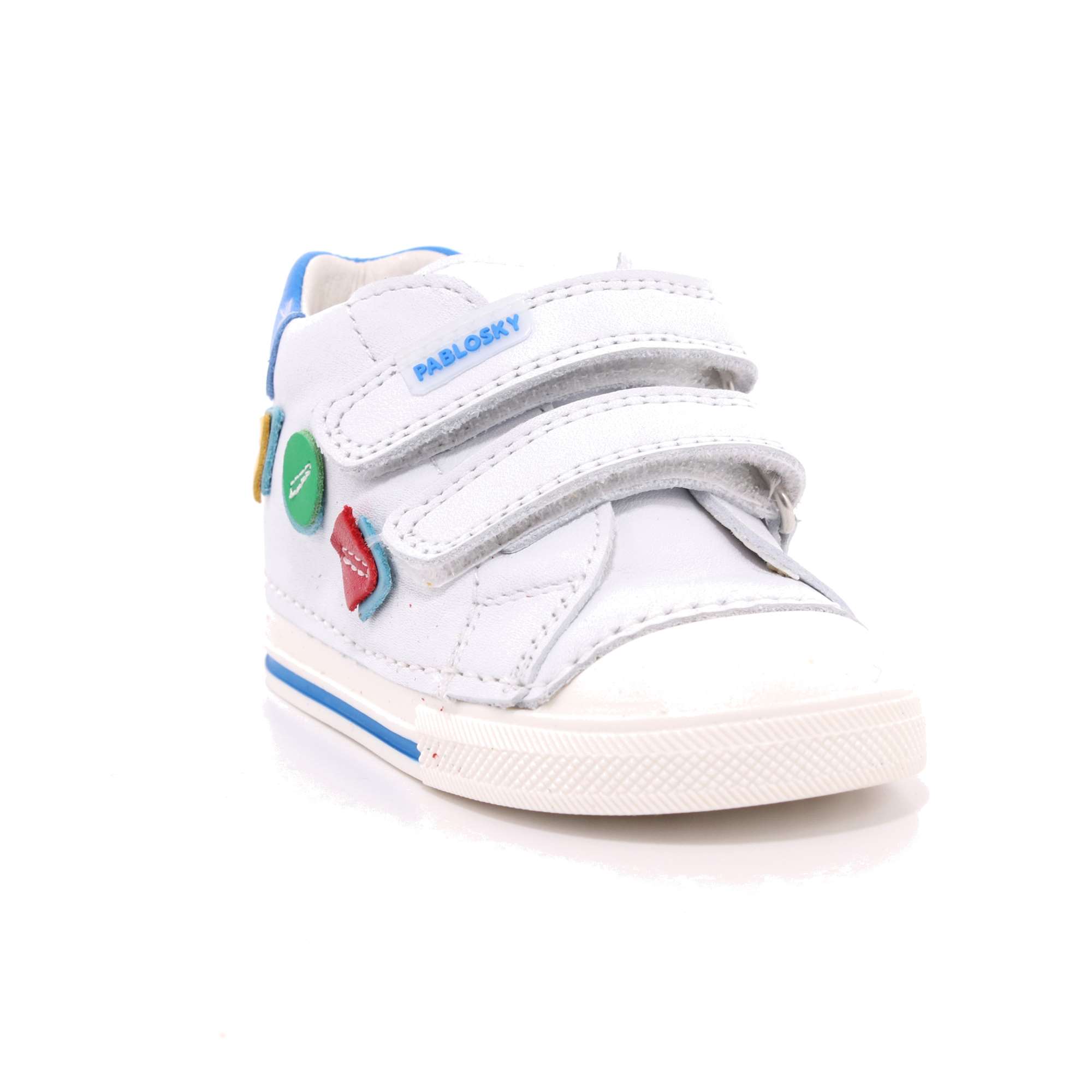 Scarpa Strappi Pablosky Bambino Bianco Scarpa Strappi Pablosky Bambino Bianco Scarpe 155 - 021905