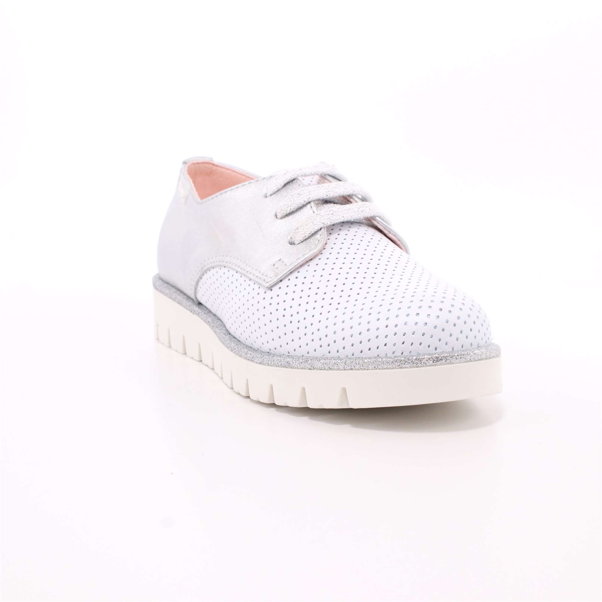 Scarpa Allacciata Pablosky Bambina Platino Scarpa Allacciata Pablosky Bambina Platino Scarpe 168 - 324850