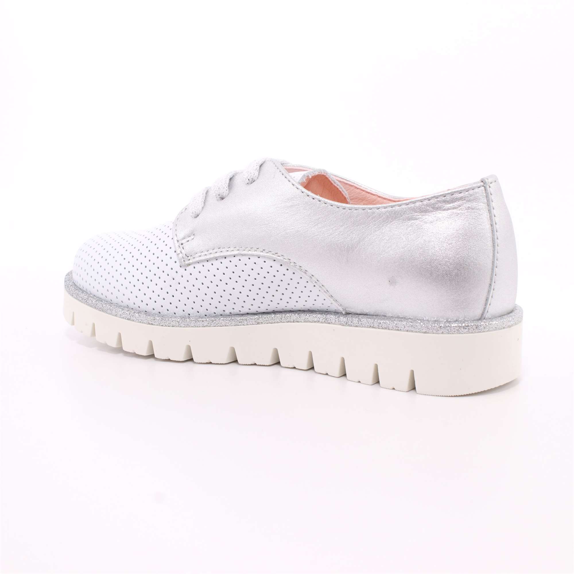 Scarpa Allacciata Pablosky Bambina Platino Scarpa Allacciata Pablosky Bambina Platino Scarpe 168 - 324850