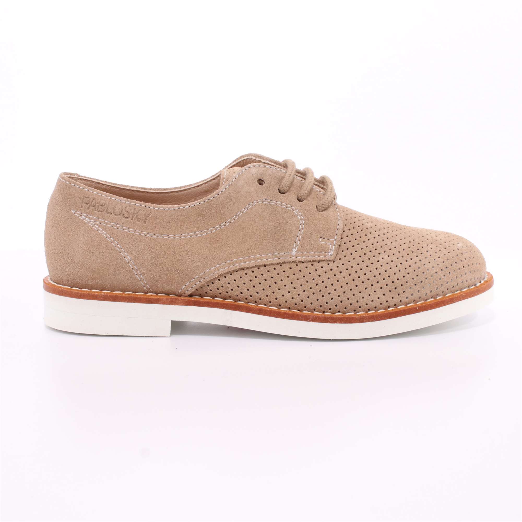Scarpa Allacciata Pablosky Bambino Taupe Scarpa Allacciata Pablosky Bambino Taupe Scarpe 173 - 708238