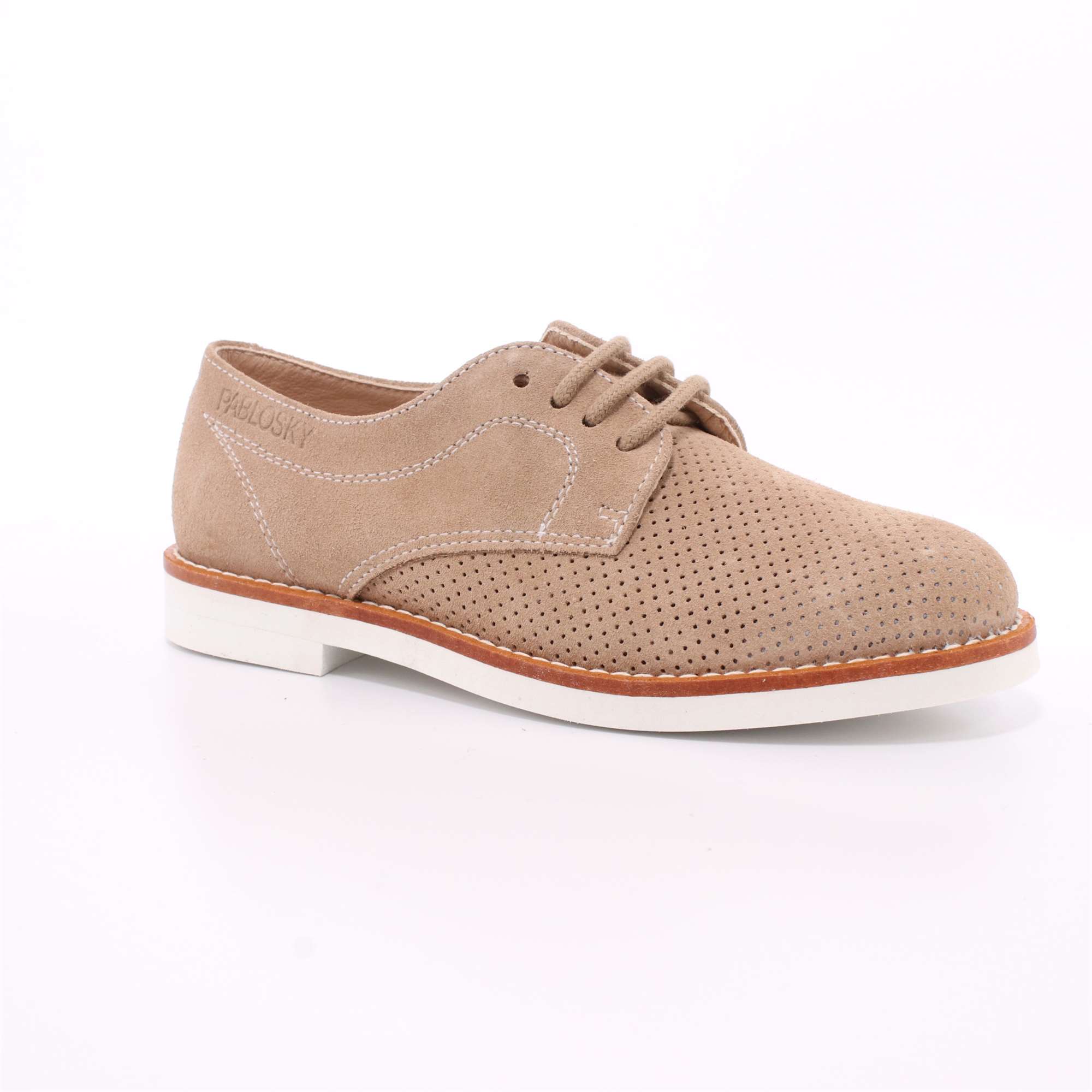 Scarpa Allacciata Pablosky Bambino Taupe Scarpa Allacciata Pablosky Bambino Taupe Scarpe 173 - 708238