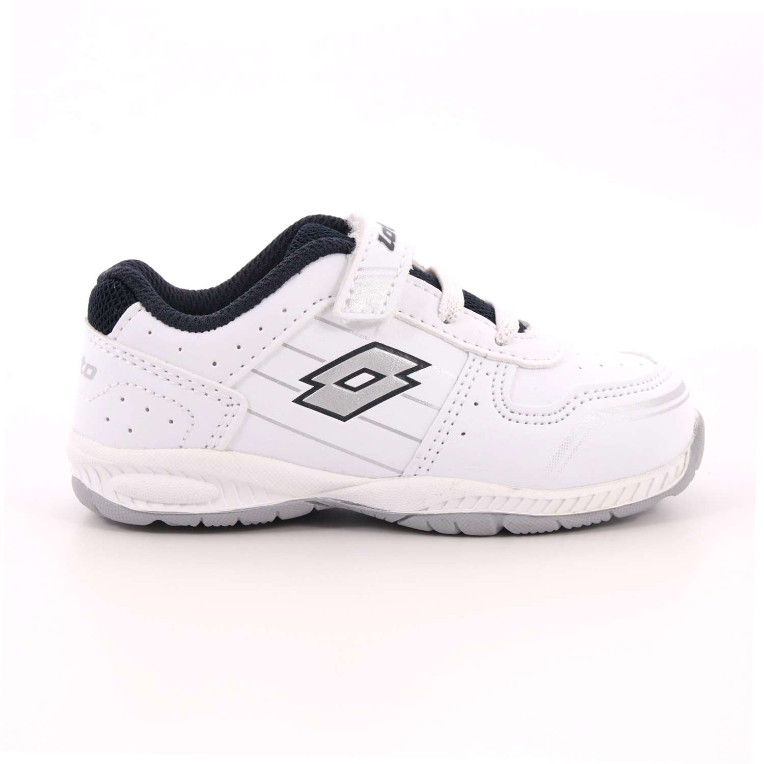 Scarpa Strappi + Elastico Lotto Bambino Bianco Scarpa Strappi + Elastico Lotto Bambino Bianco Scarpe 39 - S1524
