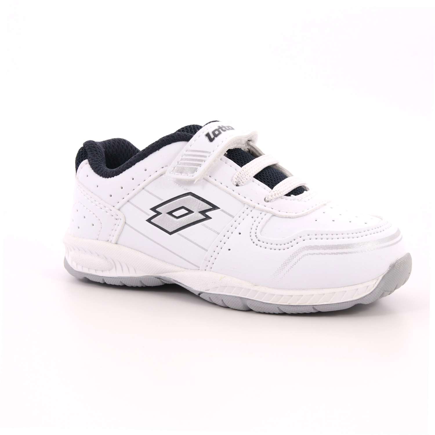 Scarpa Strappi + Elastico Lotto Bambino Bianco Scarpa Strappi + Elastico Lotto Bambino Bianco Scarpe 39 - S1524