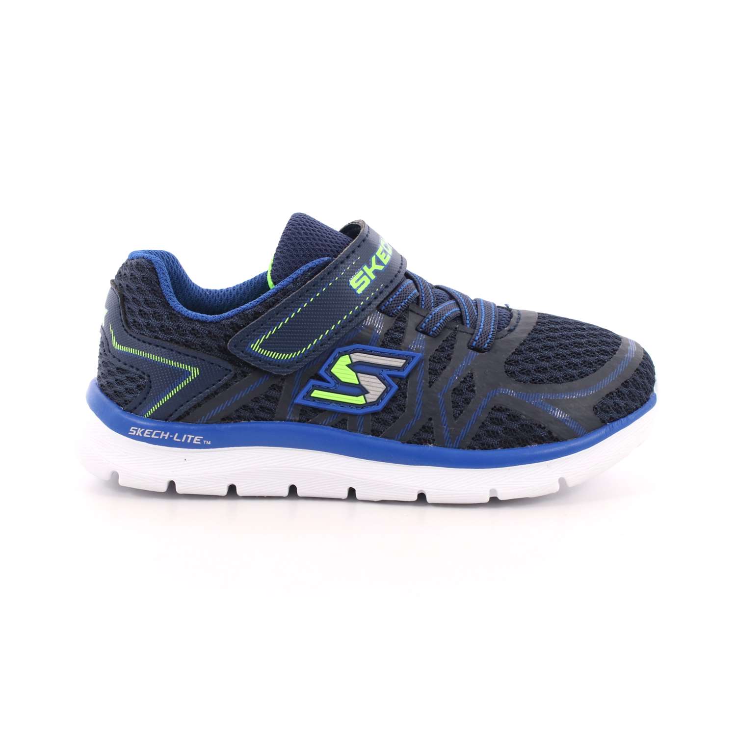 Scarpa Strappi + Elastico Skechers Bambino Blu Scarpa Strappi + Elastico Skechers Bambino Blu Scarpe 25 - 95046N