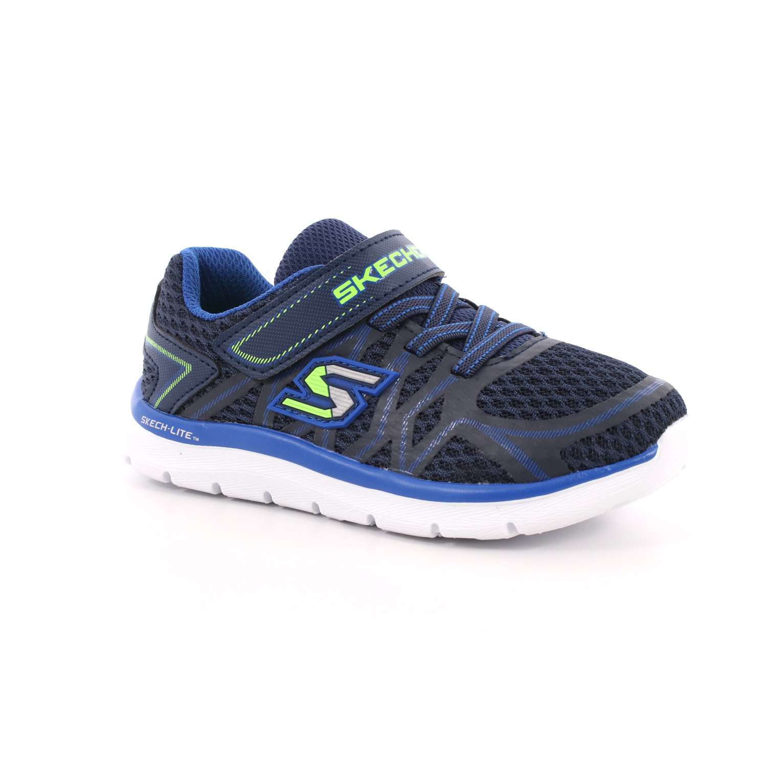 Scarpa Strappi + Elastico Skechers Bambino Blu Scarpa Strappi + Elastico Skechers Bambino Blu Scarpe 25 - 95046N
