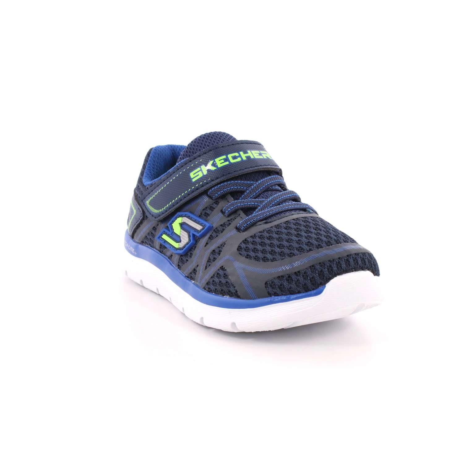 Scarpa Strappi + Elastico Skechers Bambino Blu Scarpa Strappi + Elastico Skechers Bambino Blu Scarpe 25 - 95046N