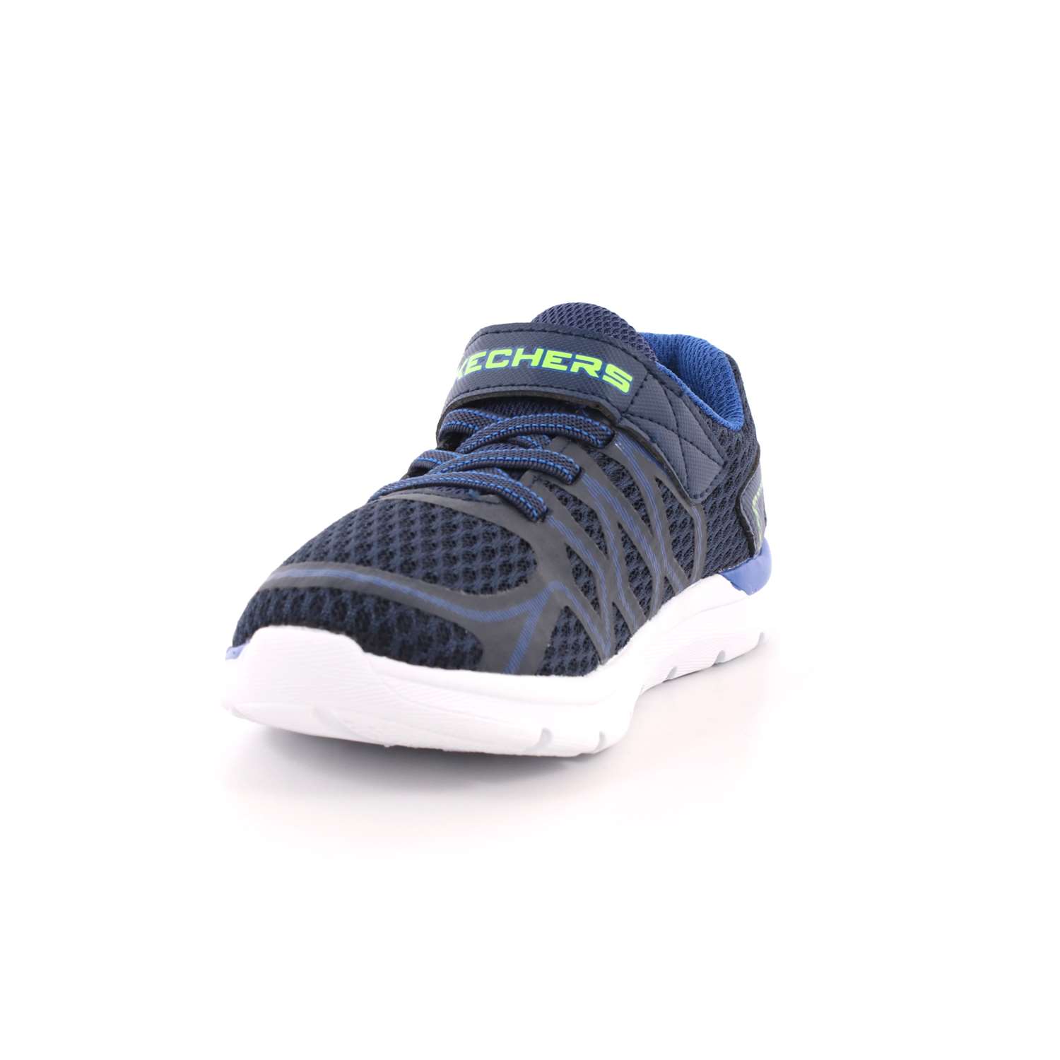 Scarpa Strappi + Elastico Skechers Bambino Blu Scarpa Strappi + Elastico Skechers Bambino Blu Scarpe 25 - 95046N