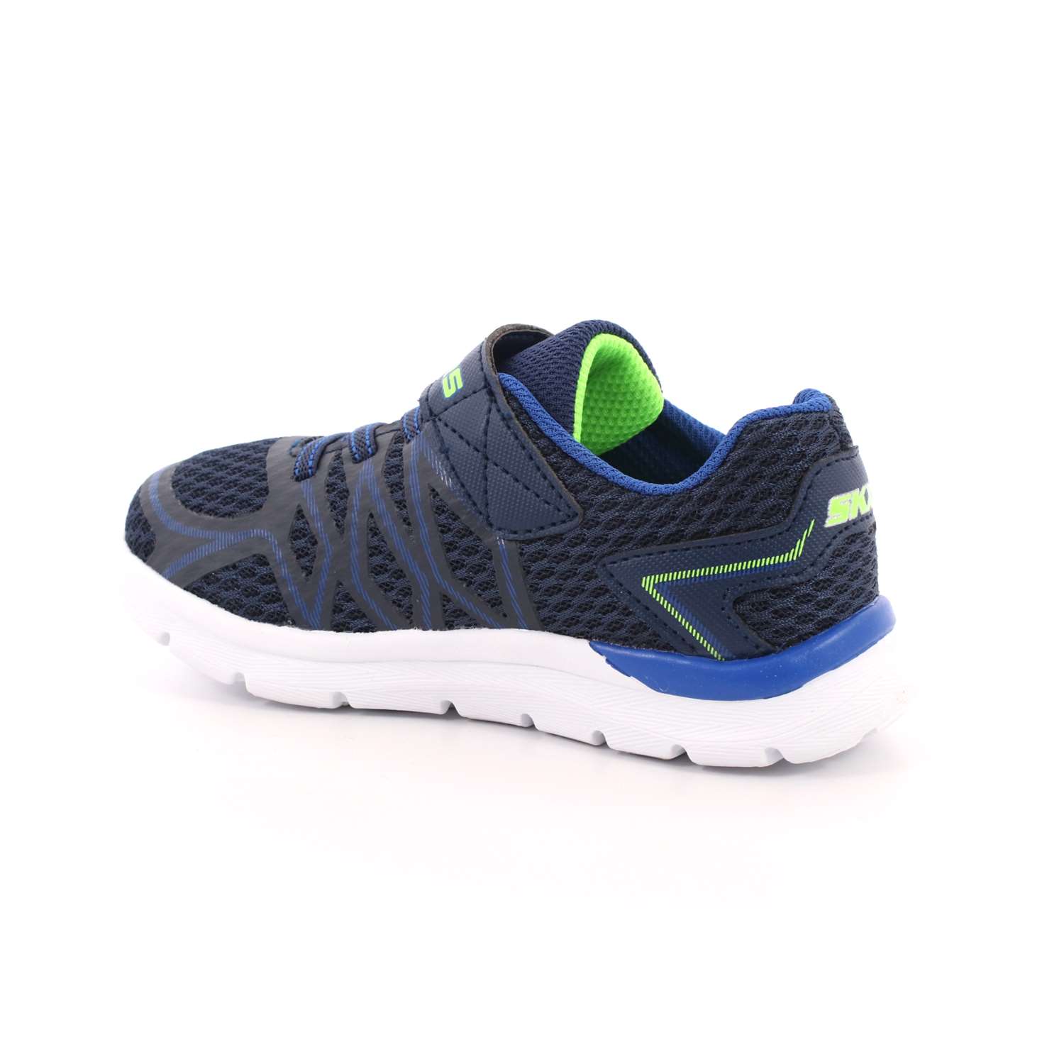 Scarpa Strappi + Elastico Skechers Bambino Blu Scarpa Strappi + Elastico Skechers Bambino Blu Scarpe 25 - 95046N