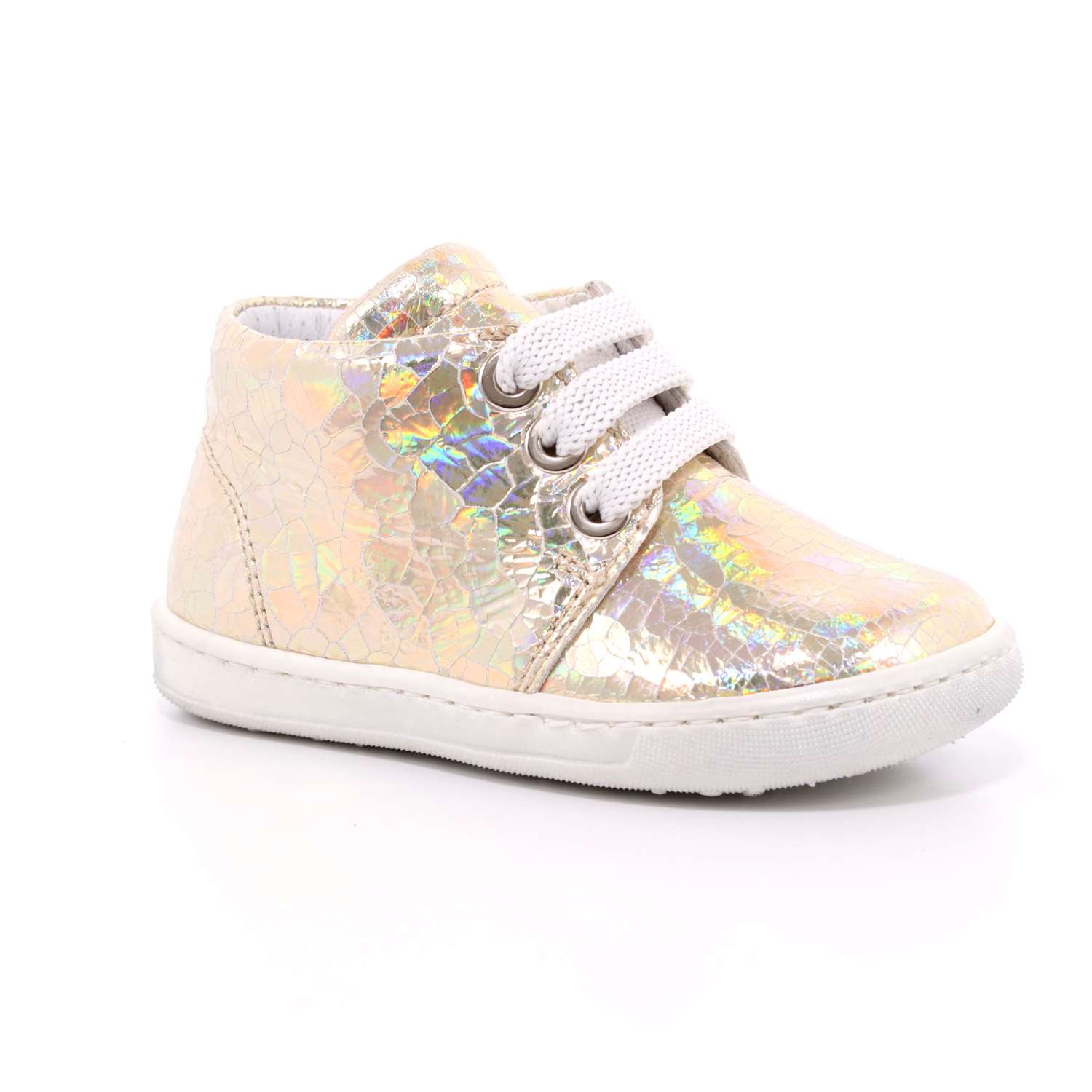 Scarpa Allacciata Panda Bambina Oro Scarpa Allacciata Panda Bambina Oro Scarpe 8 - E1800 12