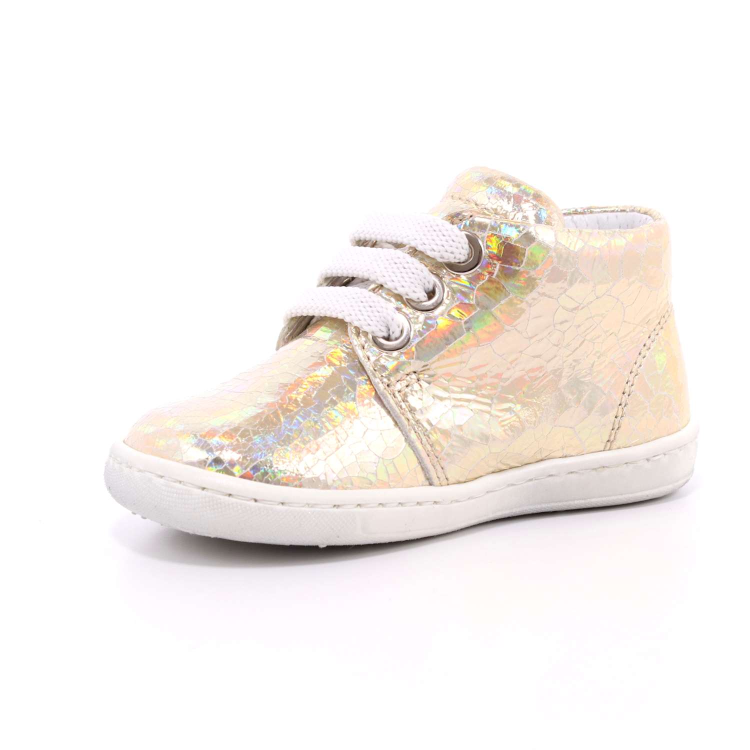 Scarpa Allacciata Panda Bambina Oro Scarpa Allacciata Panda Bambina Oro Scarpe 8 - E1800 12