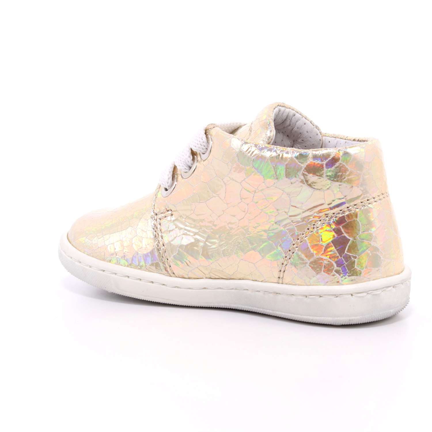 Scarpa Allacciata Panda Bambina Oro Scarpa Allacciata Panda Bambina Oro Scarpe 8 - E1800 12