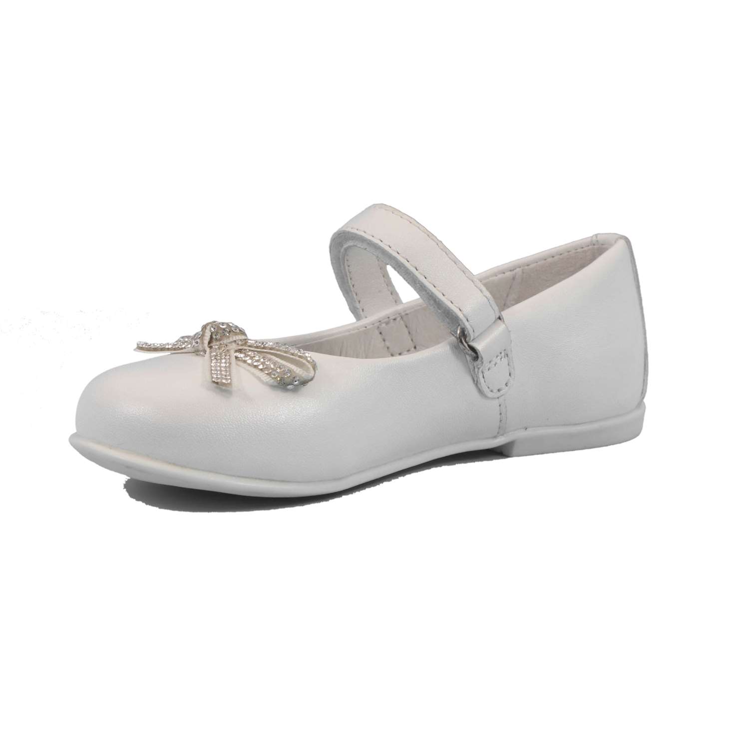Ballerina Cerimonia Mazzarino Bambina Bianco Ballerina Cerimonia Mazzarino Bambina Bianco Scarpe 17 - 30022F-1