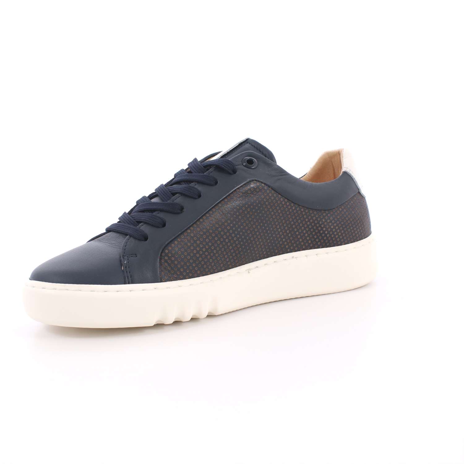 Scarpa Allacciata Impronte Uomo Blu Scarpa Allacciata Impronte Uomo Blu Scarpe 6 - IM81001