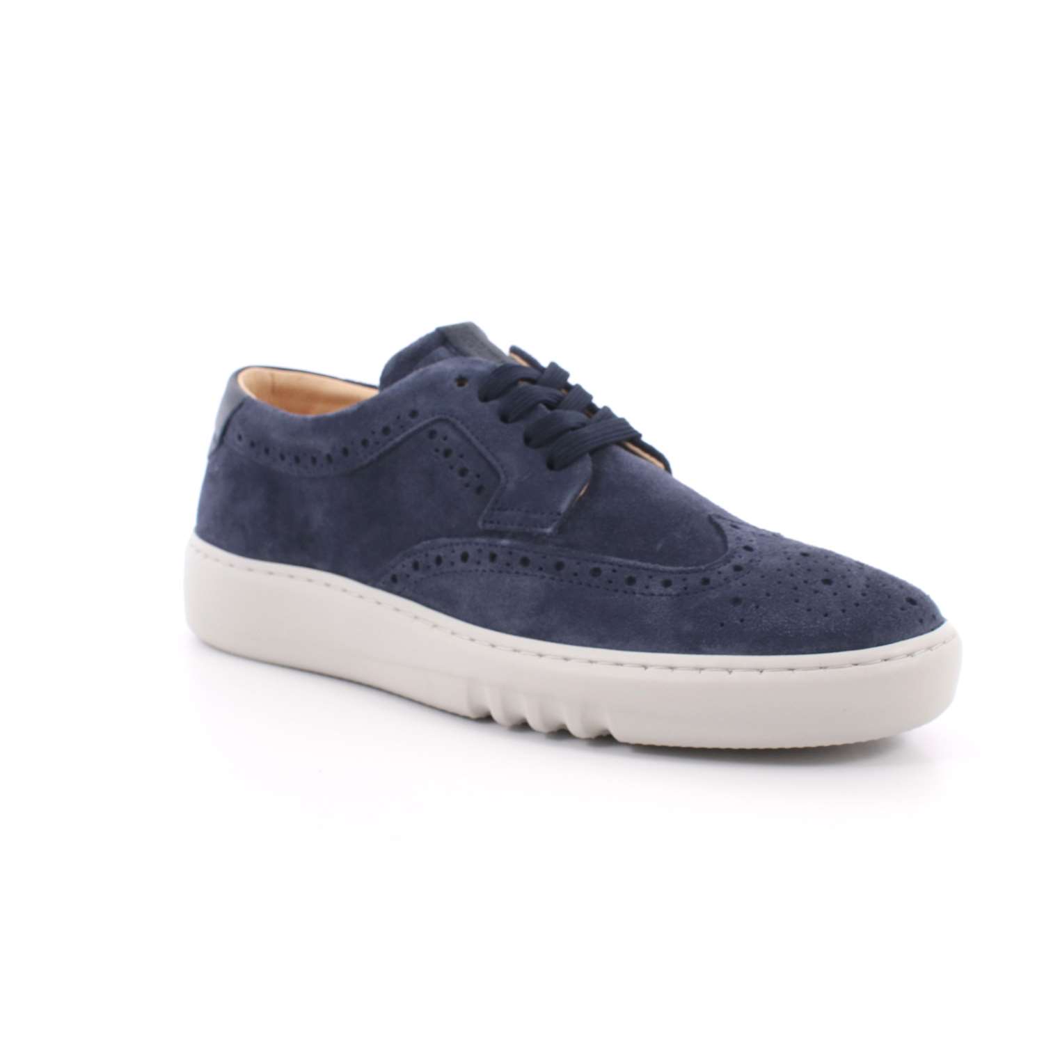 Scarpa Allacciata Impronte Uomo Blu Scarpa Allacciata Impronte Uomo Blu Scarpe 8 - IM81002
