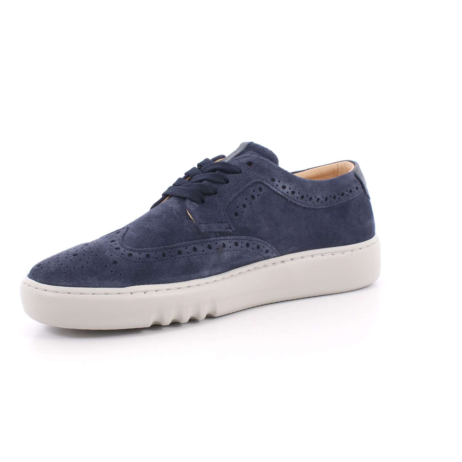 Scarpa Allacciata Impronte Uomo Blu Scarpa Allacciata Impronte Uomo Blu Scarpe 8 - IM81002